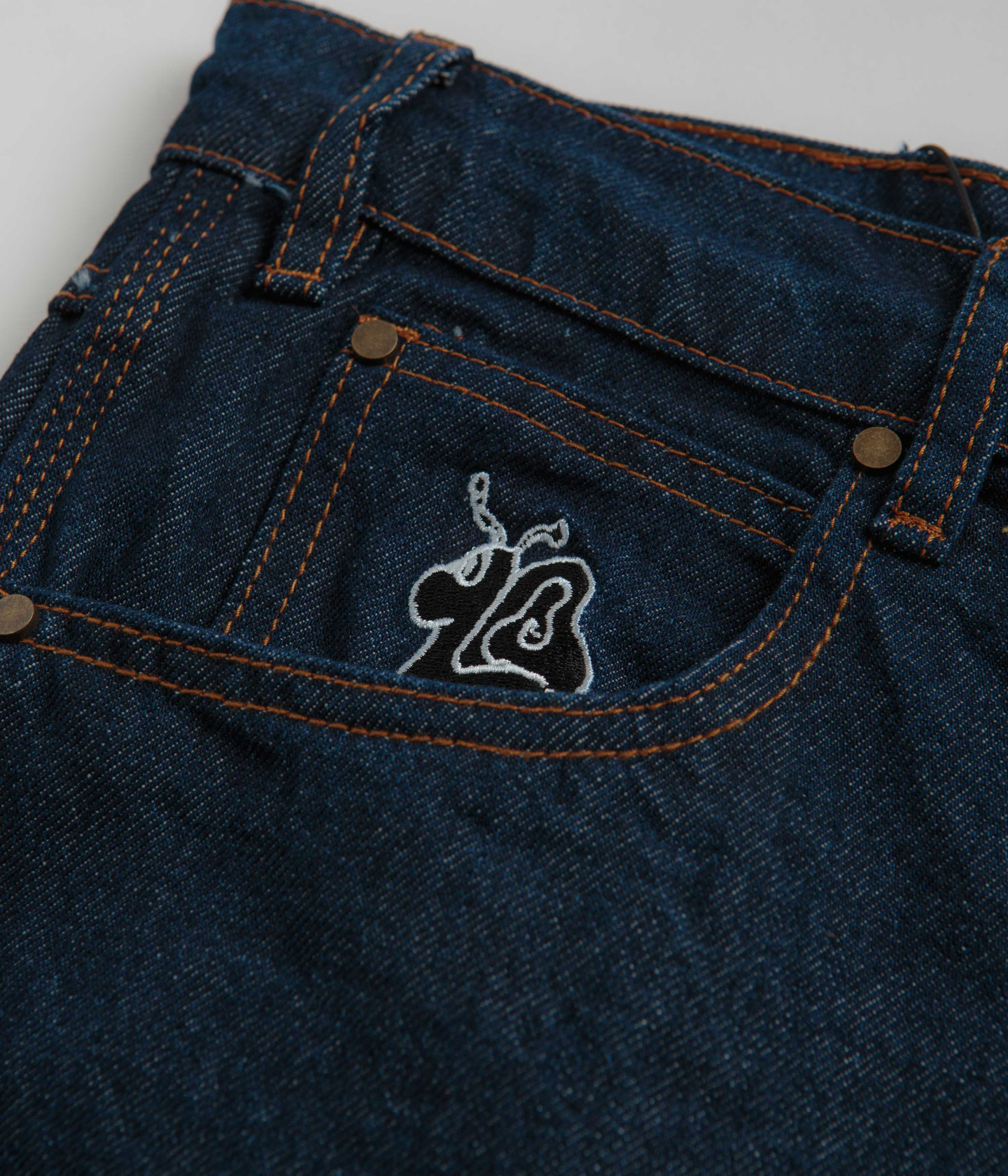 Butter Goods Critter Baggy Denim Shorts - Stunning Dark Indigo