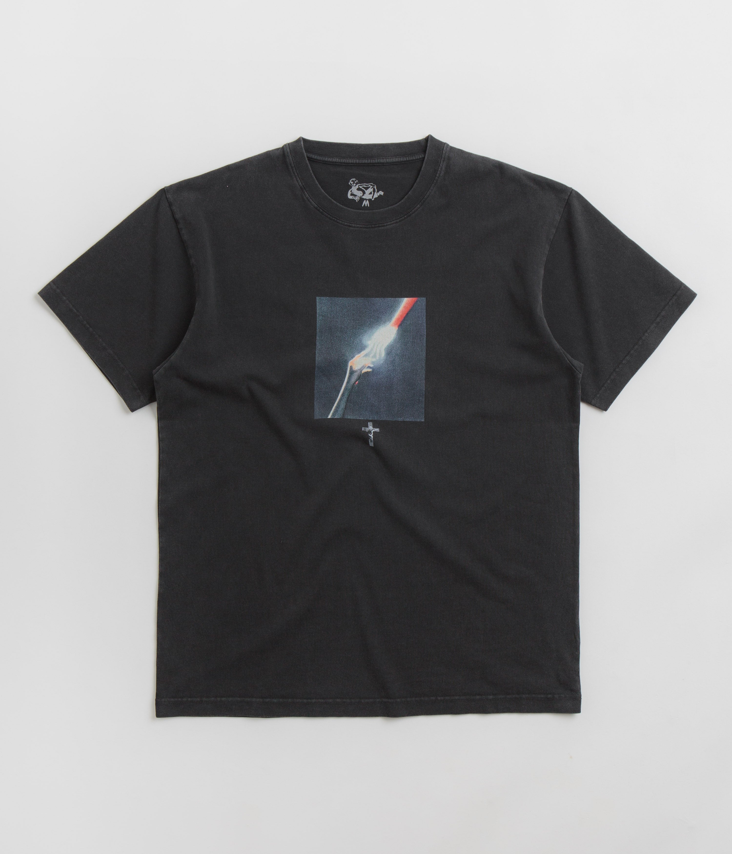 Dancer Help Washed Black T-Shirt: A Must-Have for Skate Enthusiasts