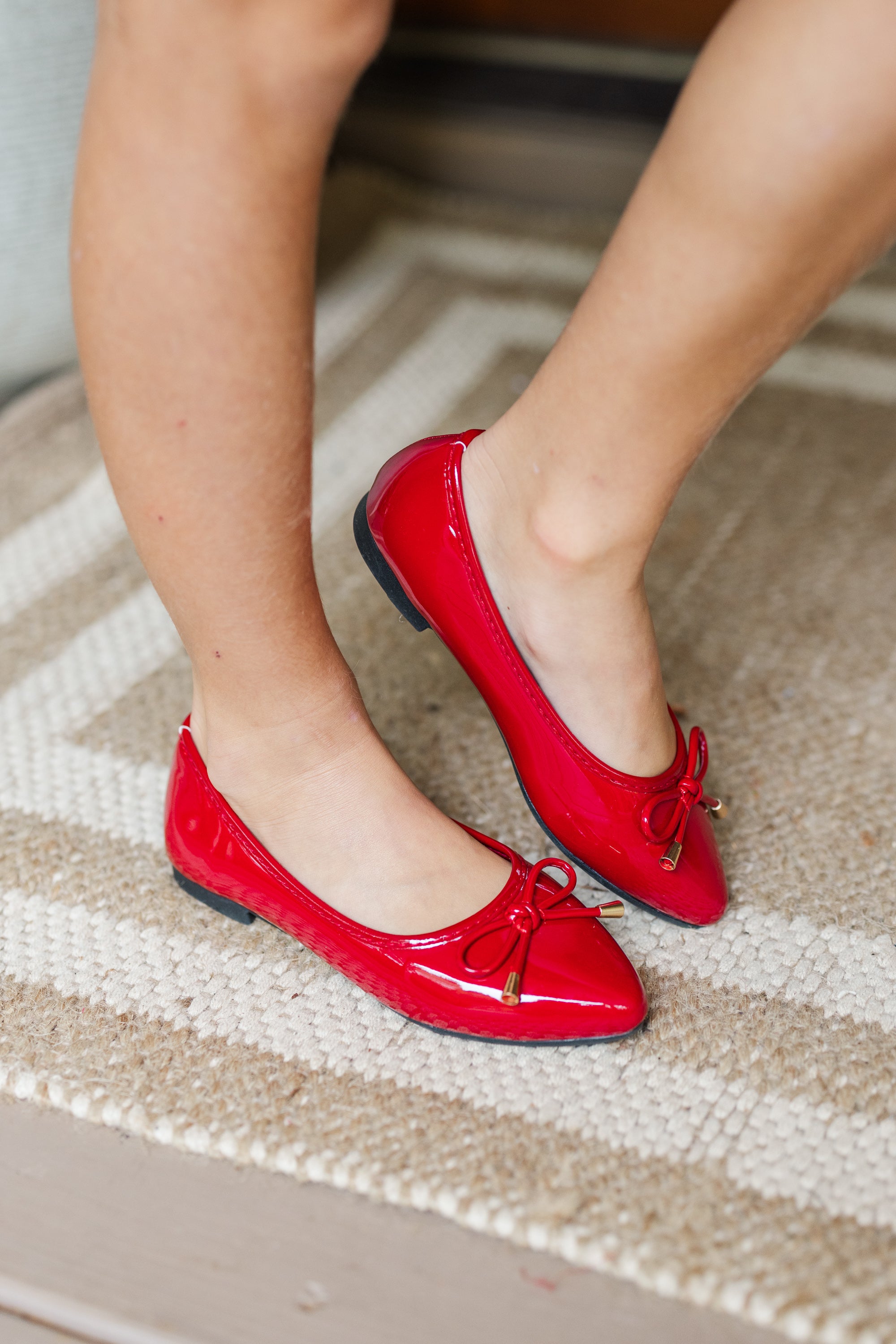 Gorgeous Girls' Red Ballet Flats - On The Way to Style!