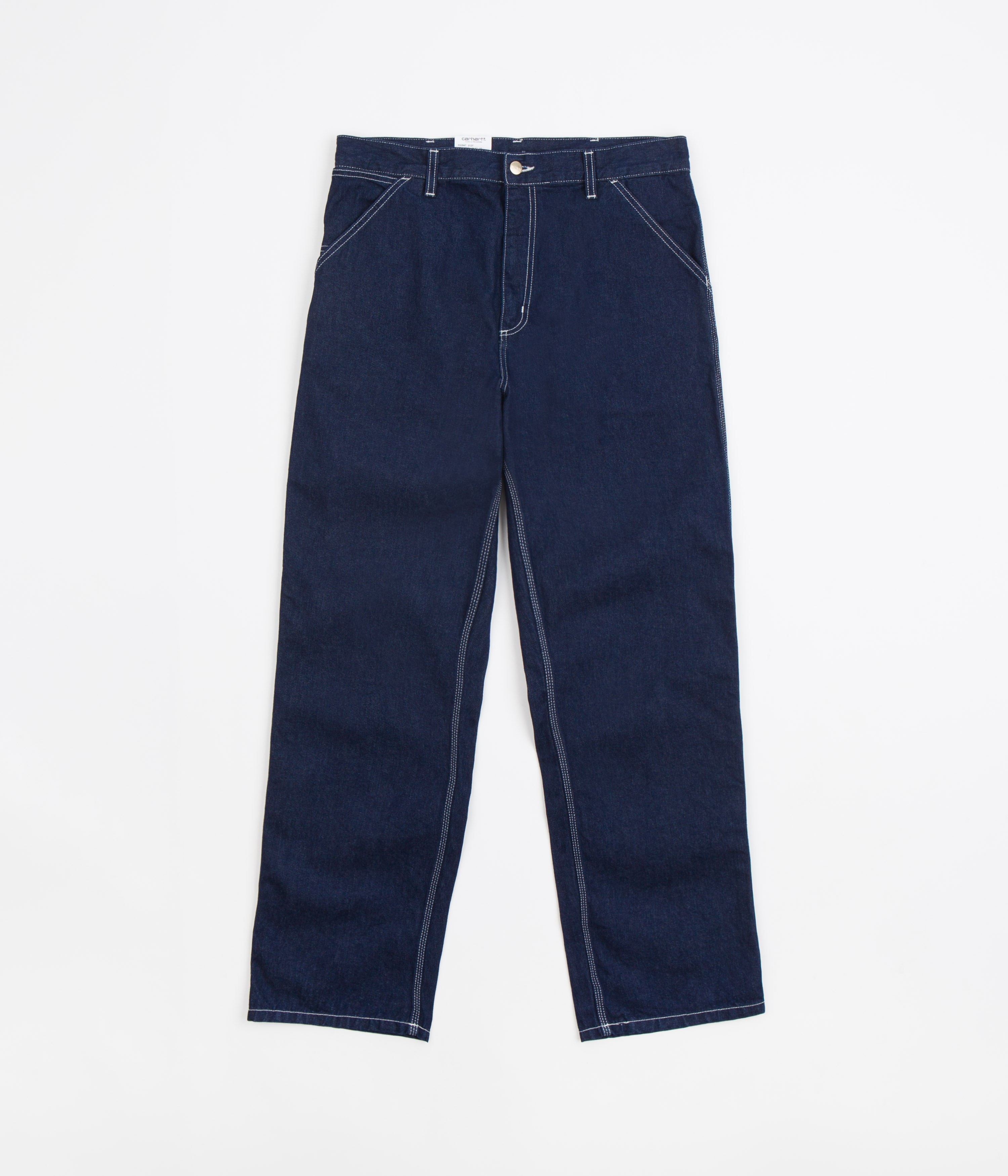 Carhartt Blue Wash Simple Denim Pants - A Timeless Style!