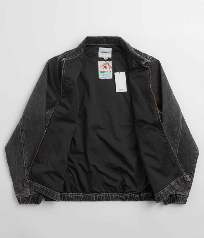 Stylish Butter Goods Device Washed Grey Denim Jacket - A Must-Have!
