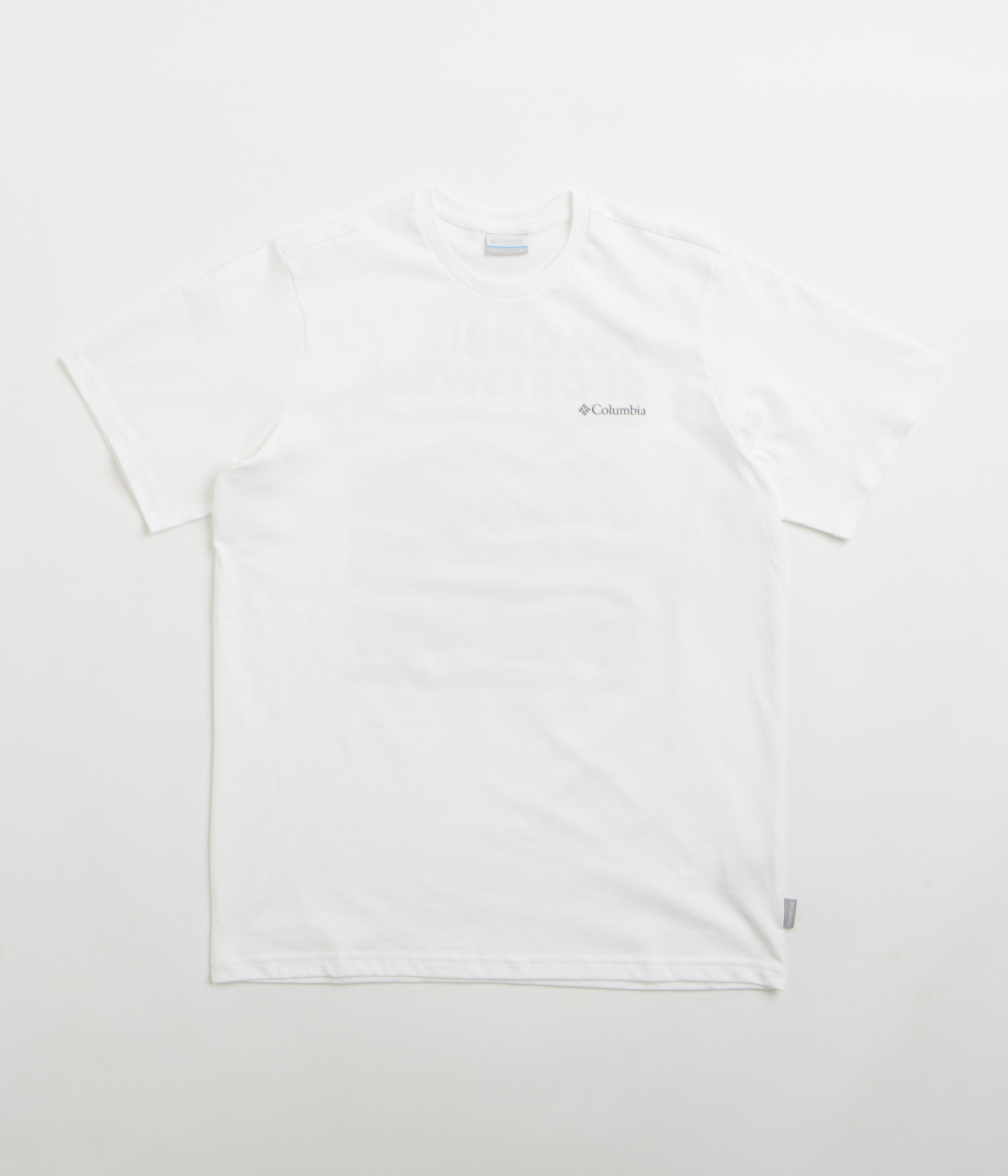Columbia Explorers Canyon Back T-Shirt - Stunning White / Mysterious Torn Moonscape