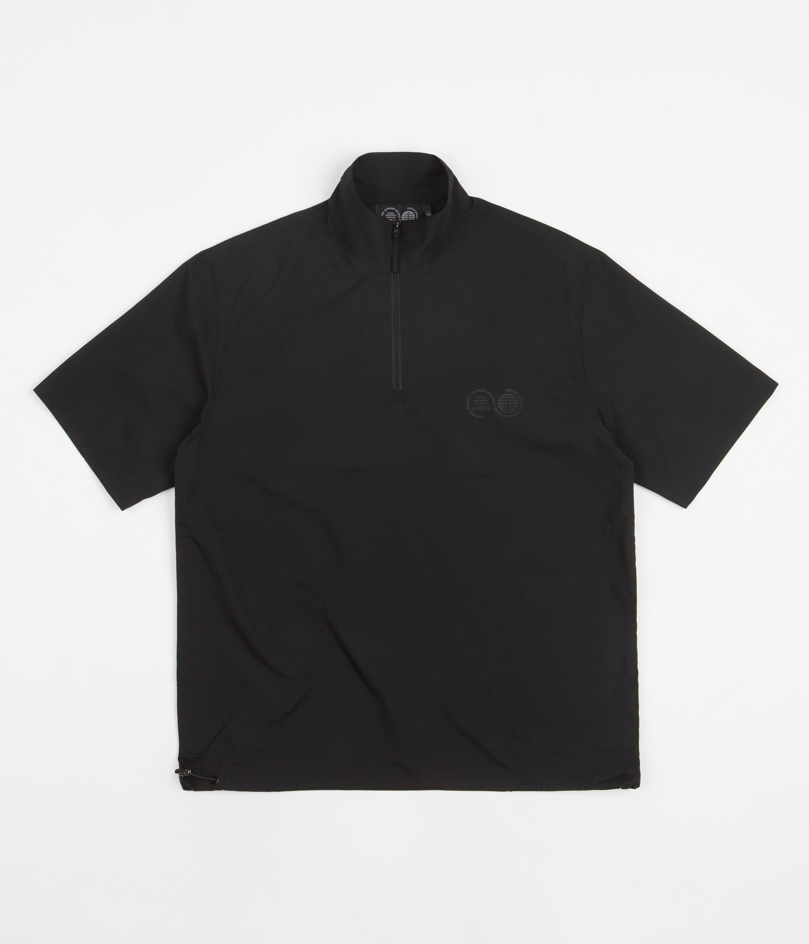 Carrier Goods Stylish Black Lightweight 1/4 Zip Shirt