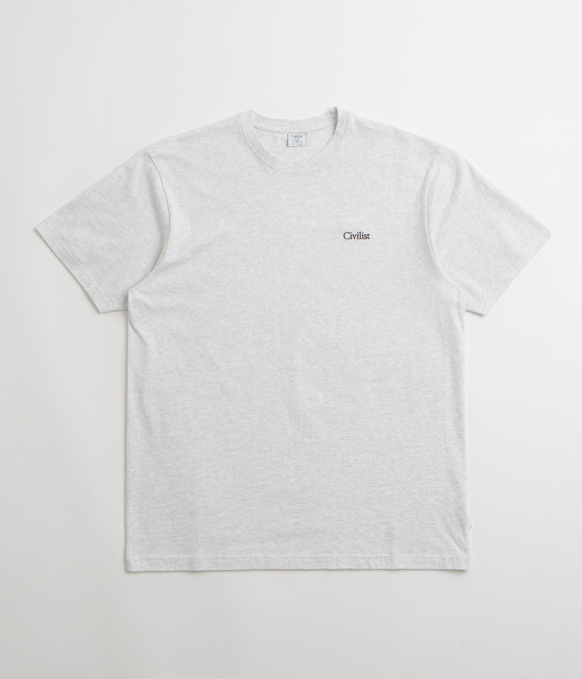 Civilist Mini Logo T-Shirt - Light Heather Grey: A Fashion Essential