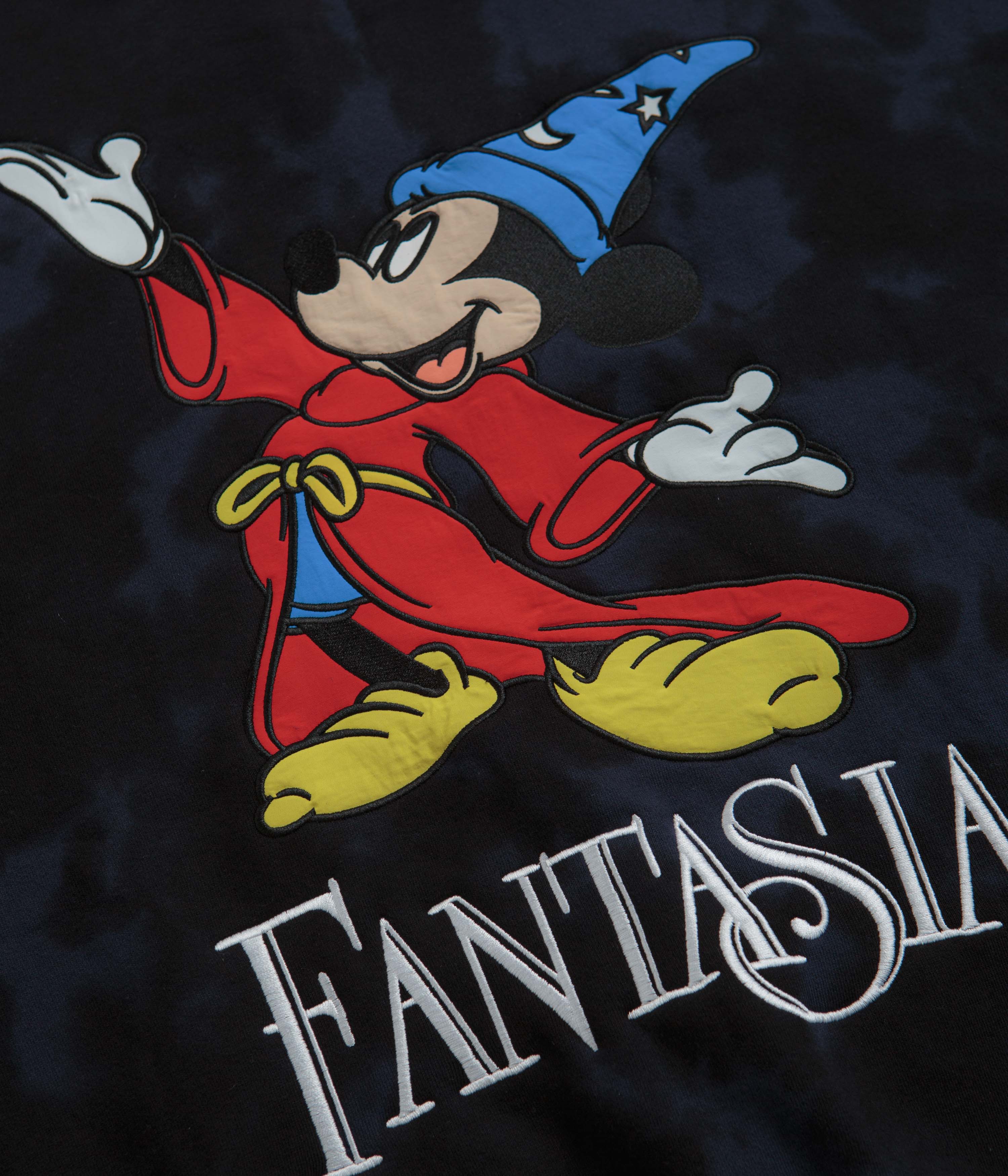 Butter Goods x Disney Fantasia Navy Tie-Dye Crewneck Sweatshirt - A Must-Have!