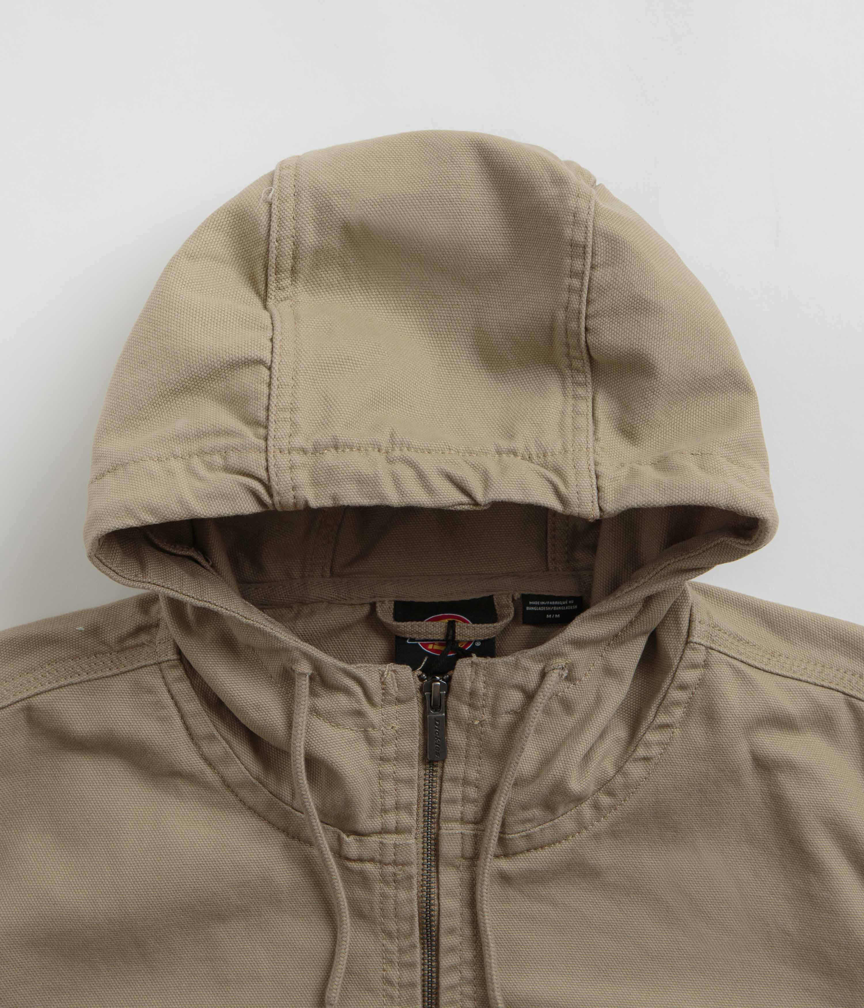 Dickies Desert Sand Duck Canvas Hooded Unlined Jacket - A Timeless Classic