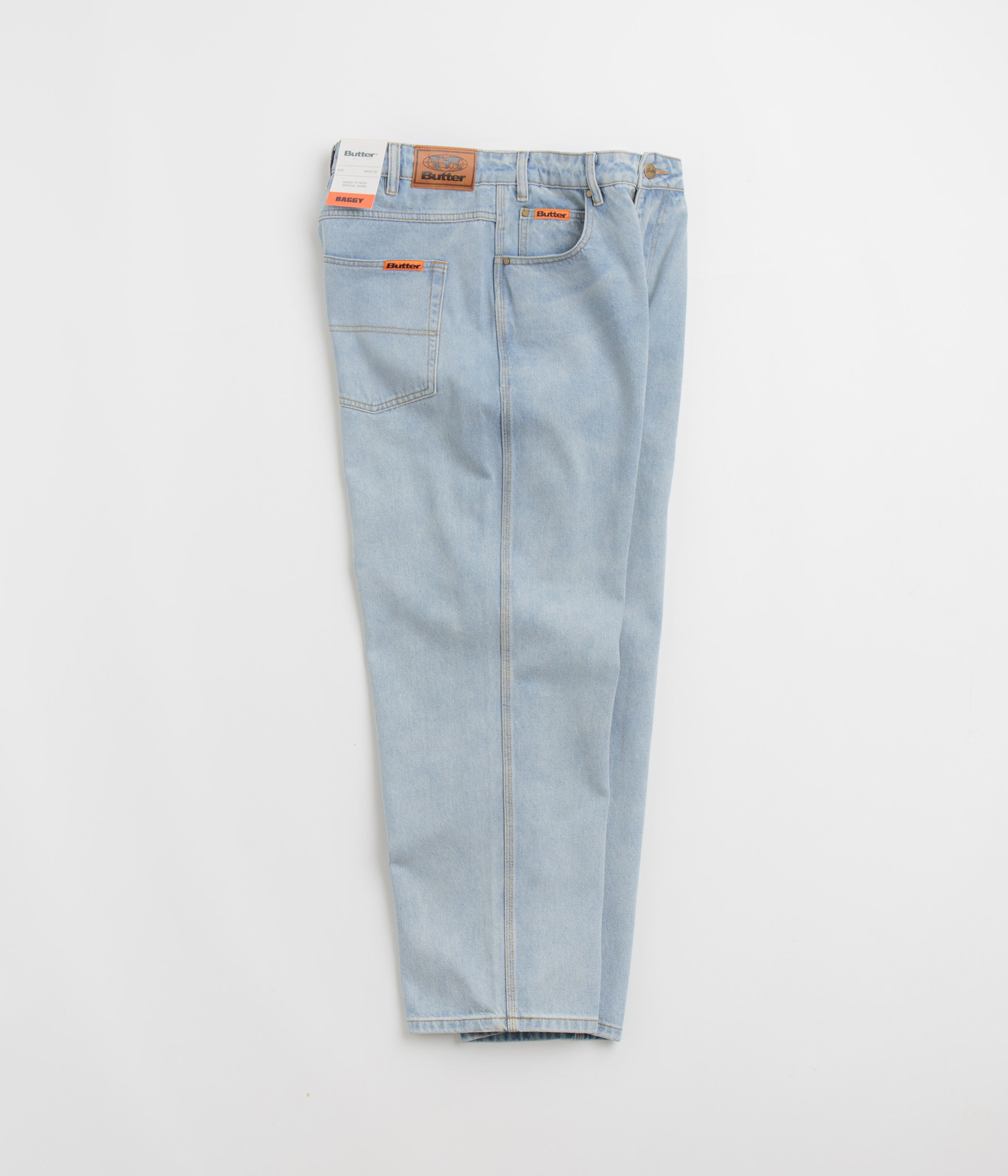 Butter Goods Stylish Baggy Jeans - Stunning Light Blue / Blue