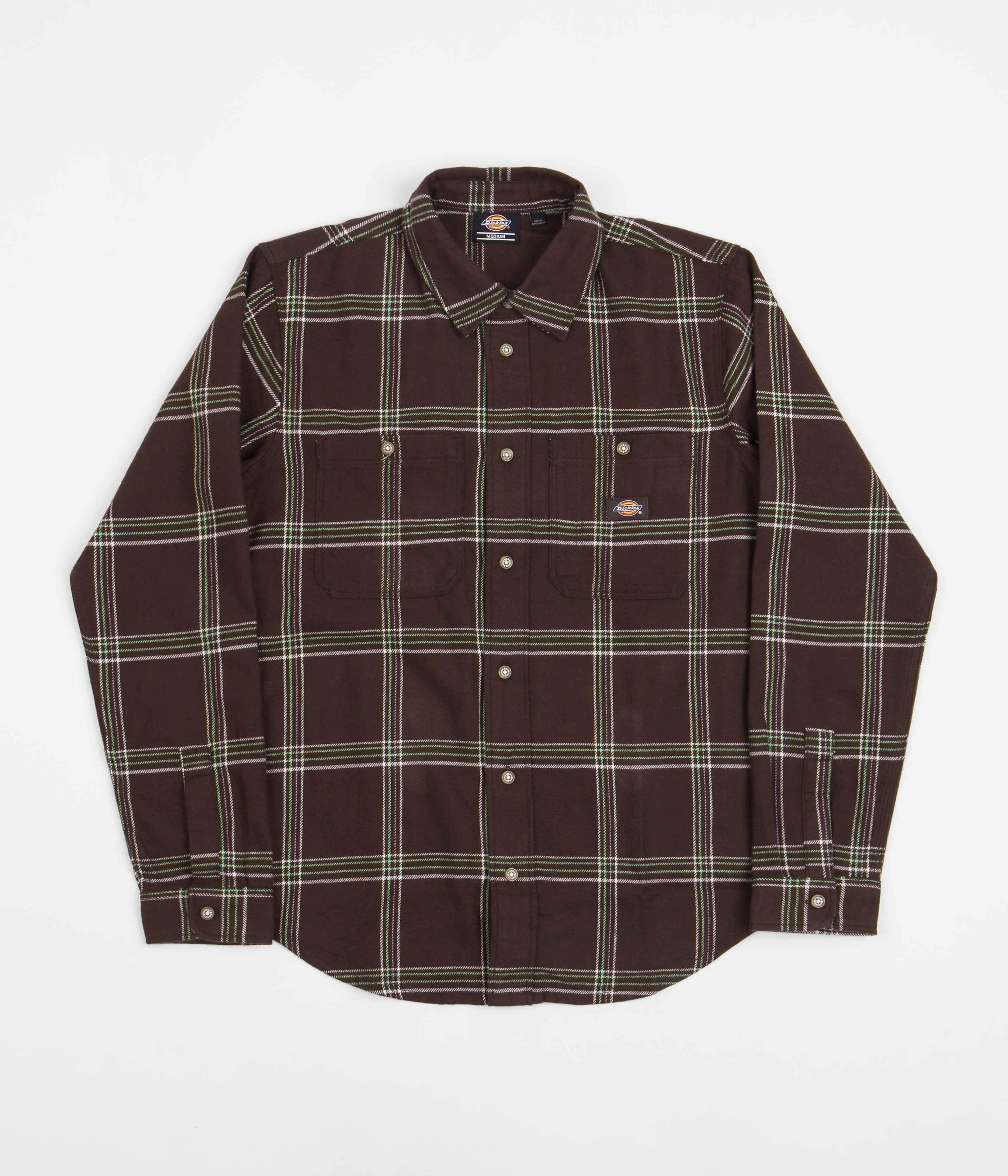 Dickies Warrenton Shirt - Stylish Dark Brown