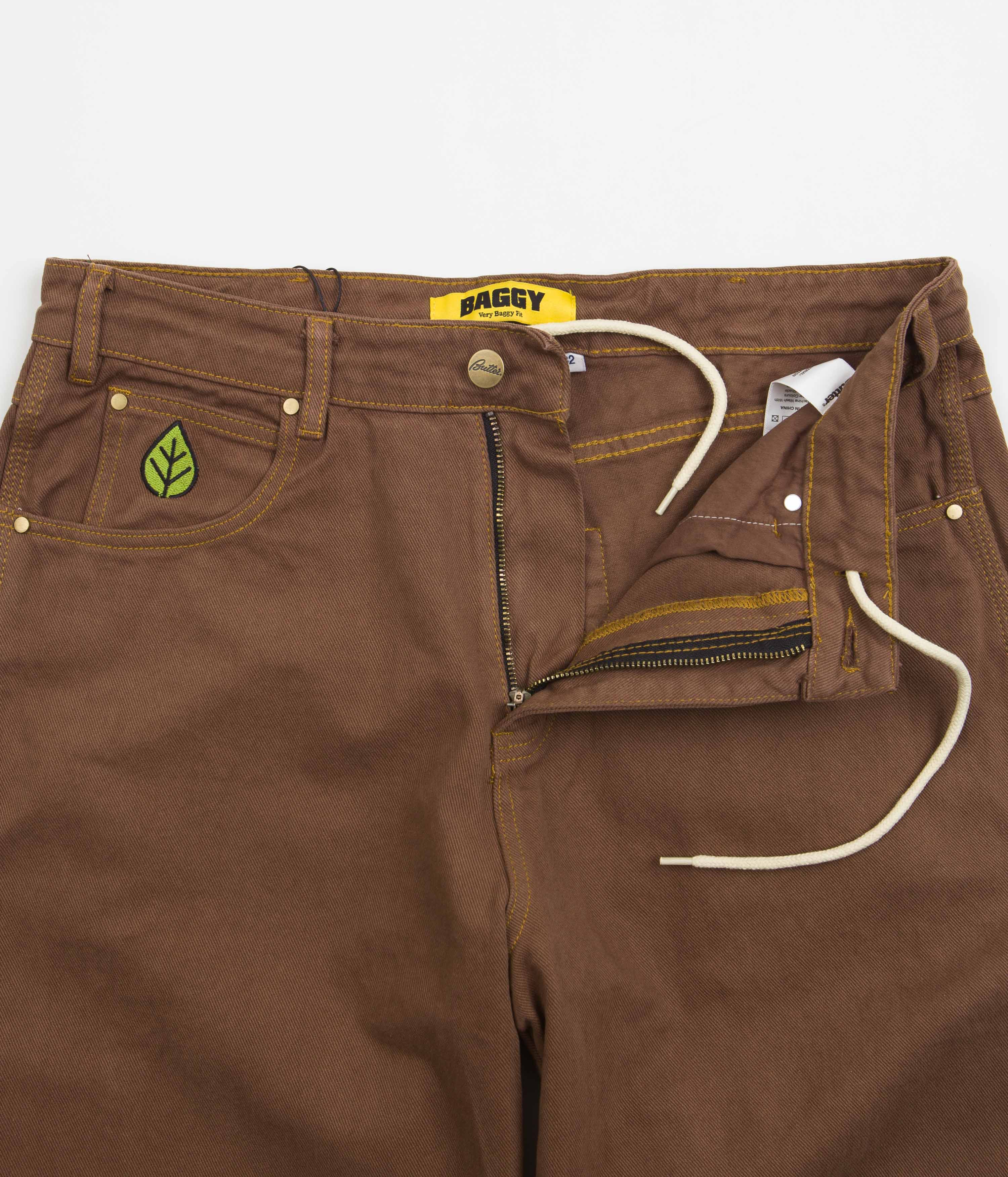 Butter Goods Brown Weathergear Heavyweight Jeans - A Skateboarder's Dream!