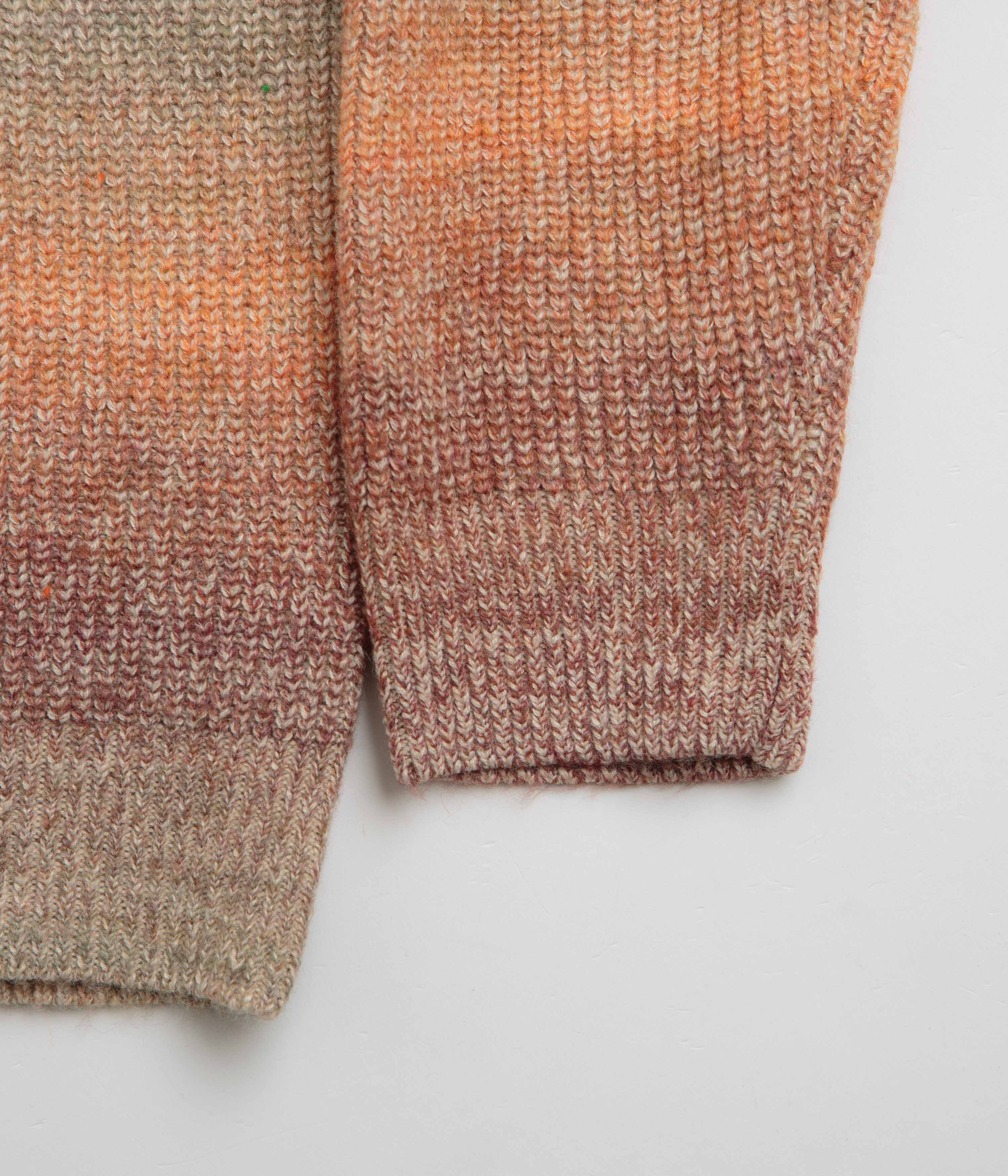 Butter Goods Beams Knit Sweatshirt - Stunning Ochre