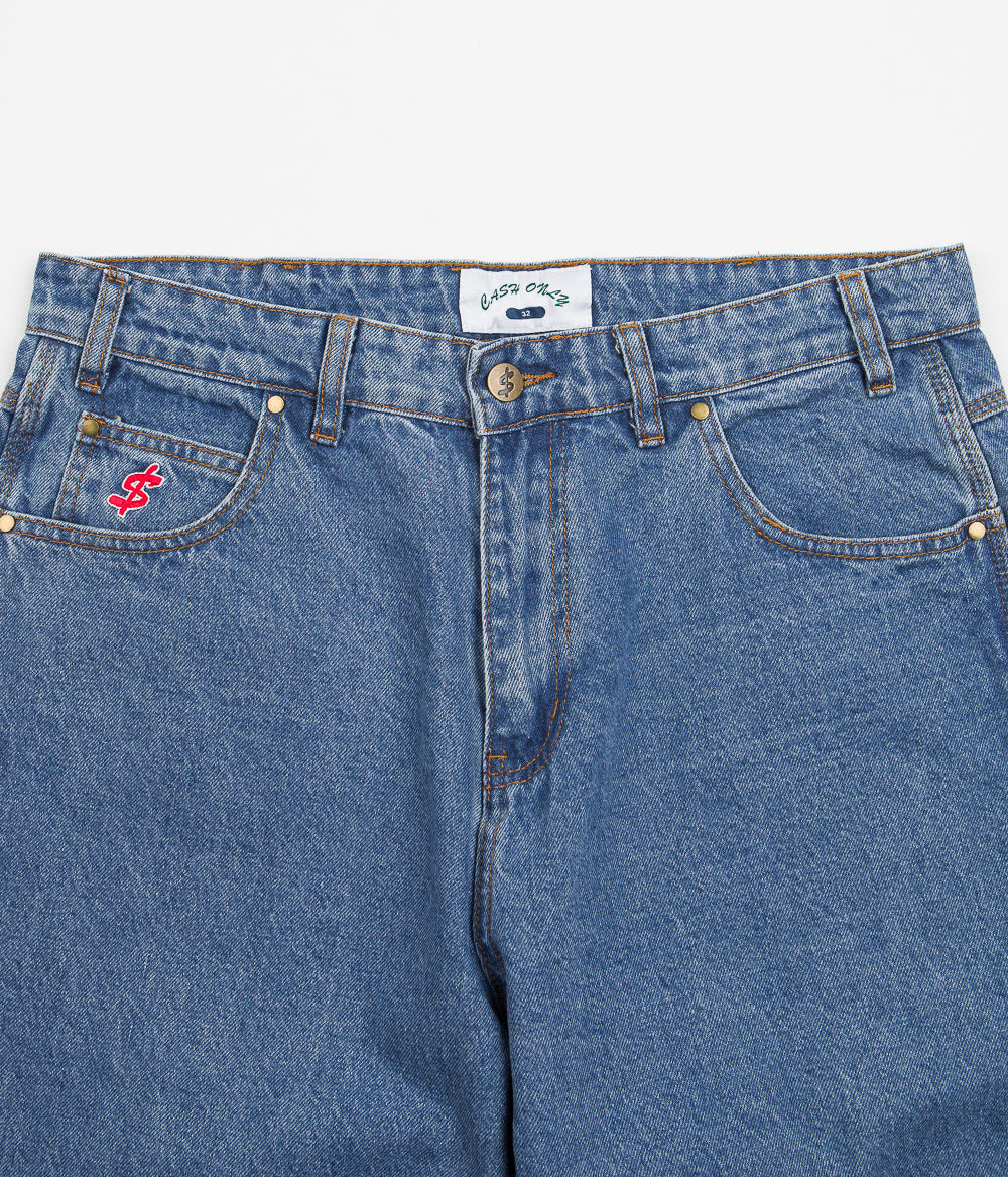 Cash Only Wrecking Baggy Jeans - Washed Indigo: A Skate Culture Icon