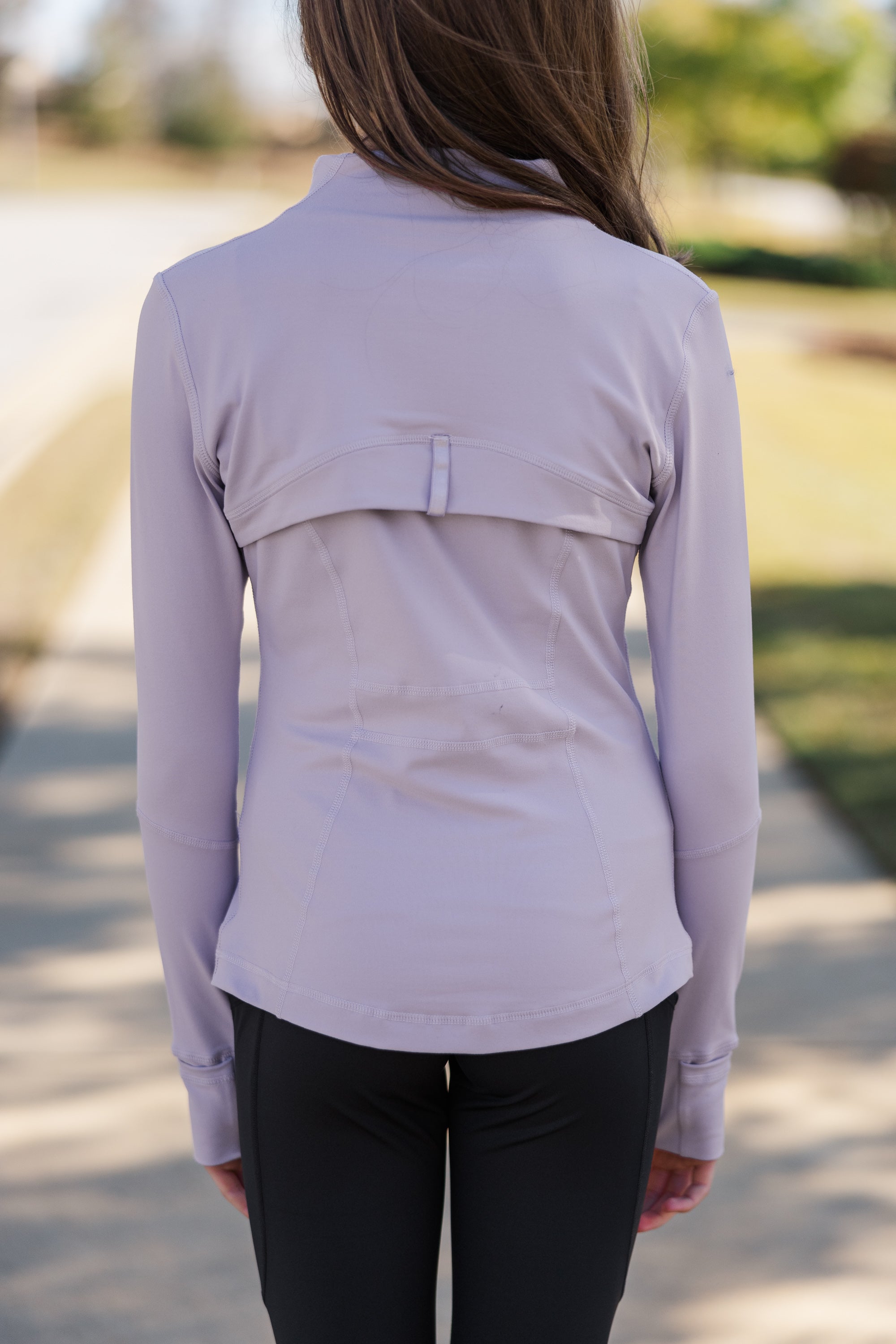 Girls' Trendy Lavender Purple Athletic Jacket: On Your Terms