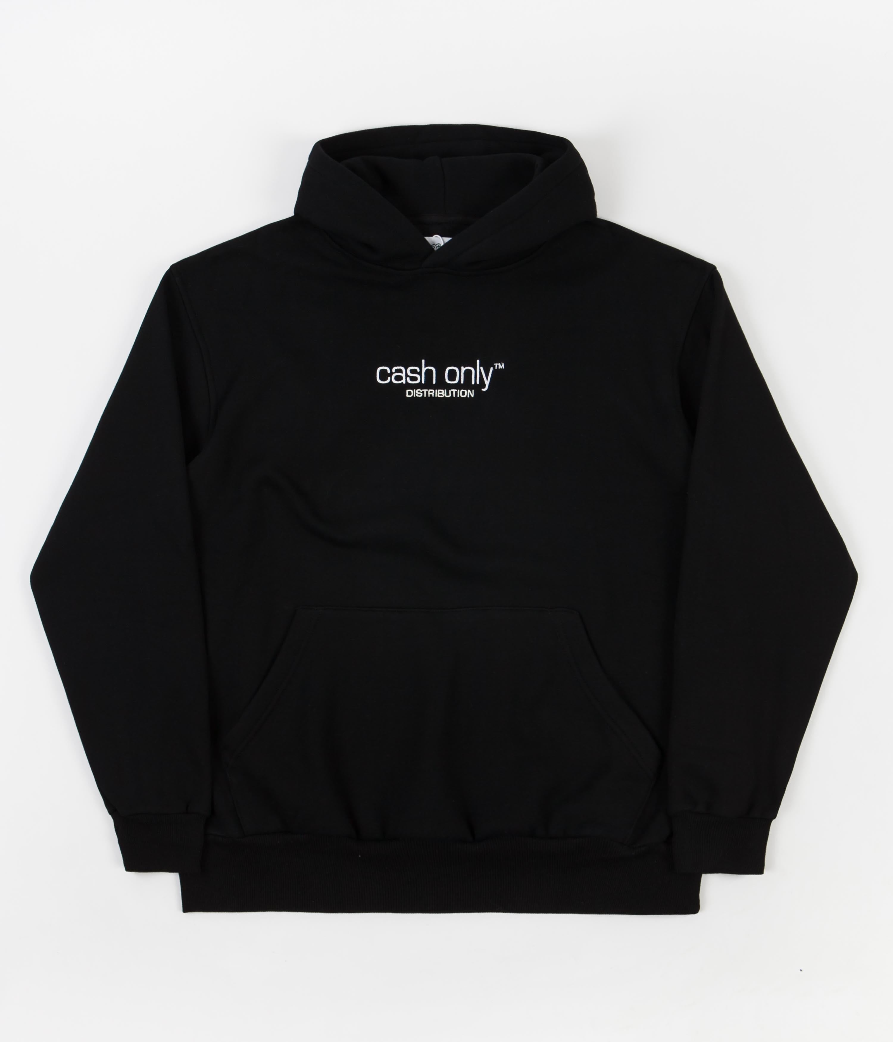 Cash Only Corp Black Logo Hoodie - A Must-Have!