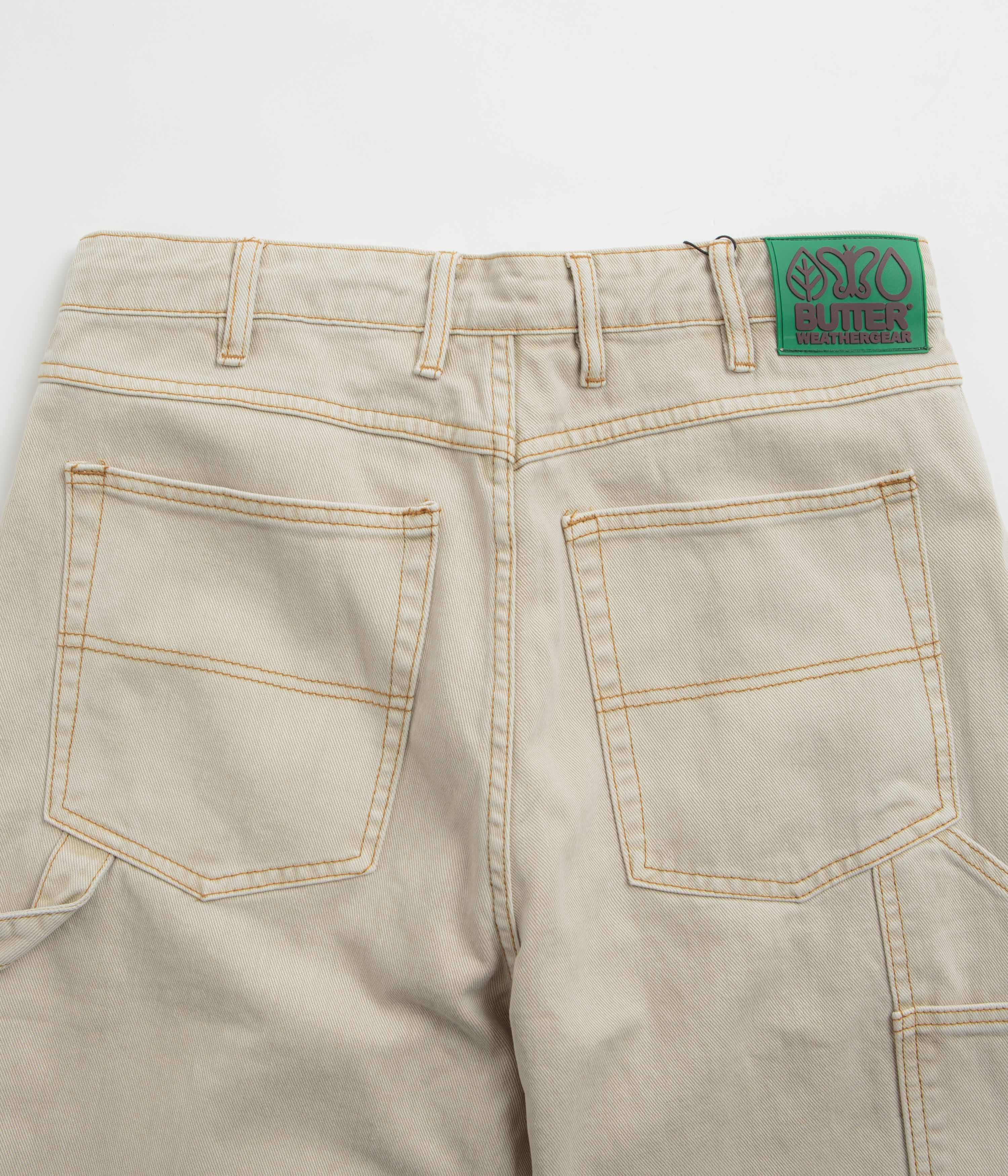 Butter Goods Weathergear Heavyweight Jeans - Stunning Washed Khaki