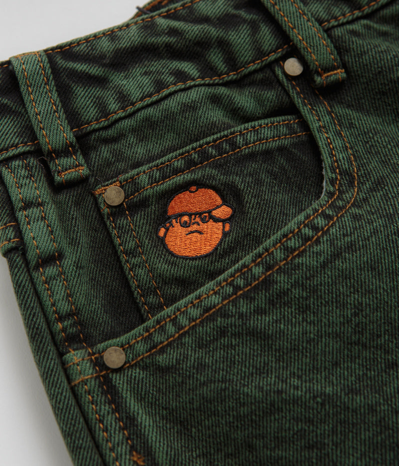 Butter Goods Santosuosso Dark Green Jeans - Ultra Baggy Style