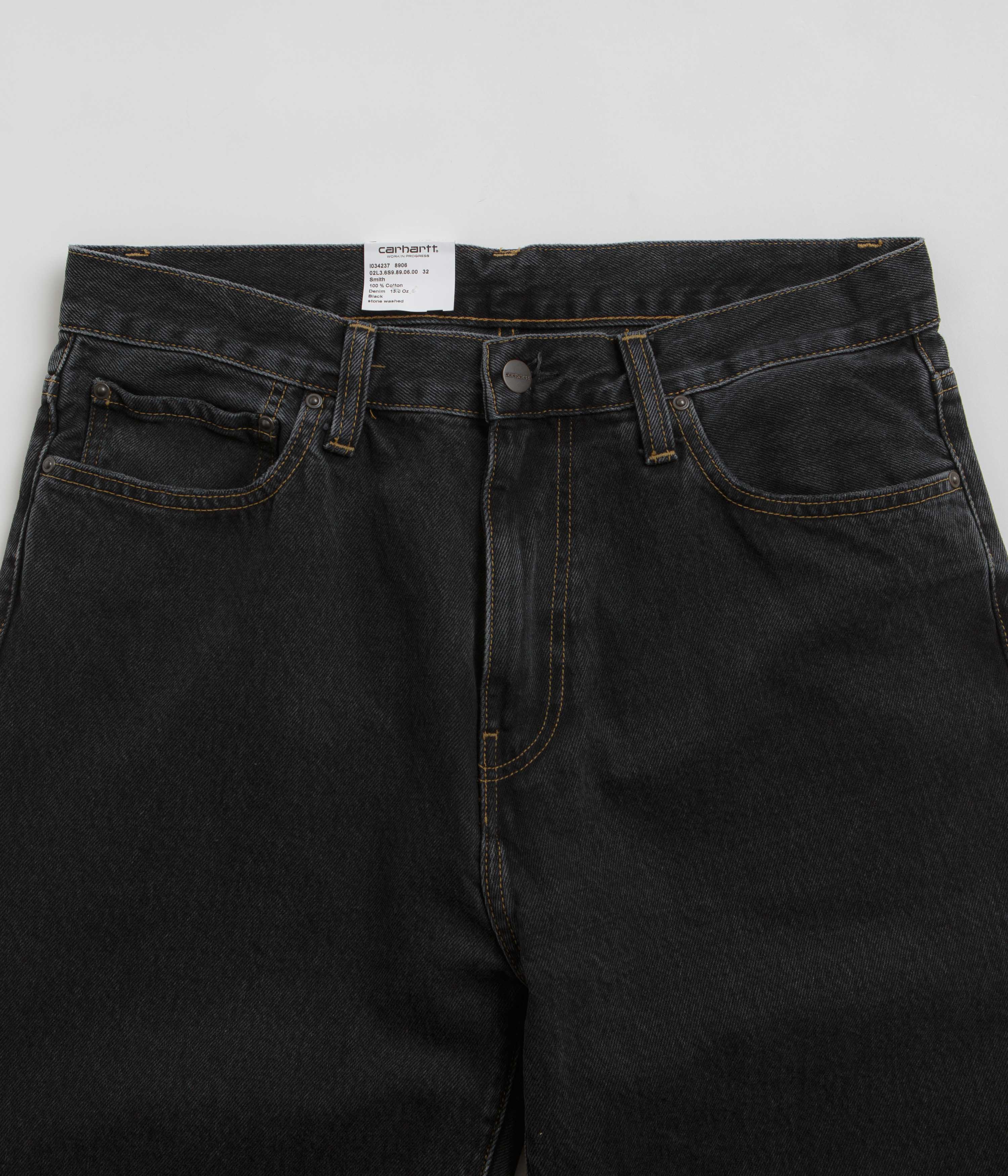 Carhartt Aaron Stone Washed Black Pants - A Timeless Classic!