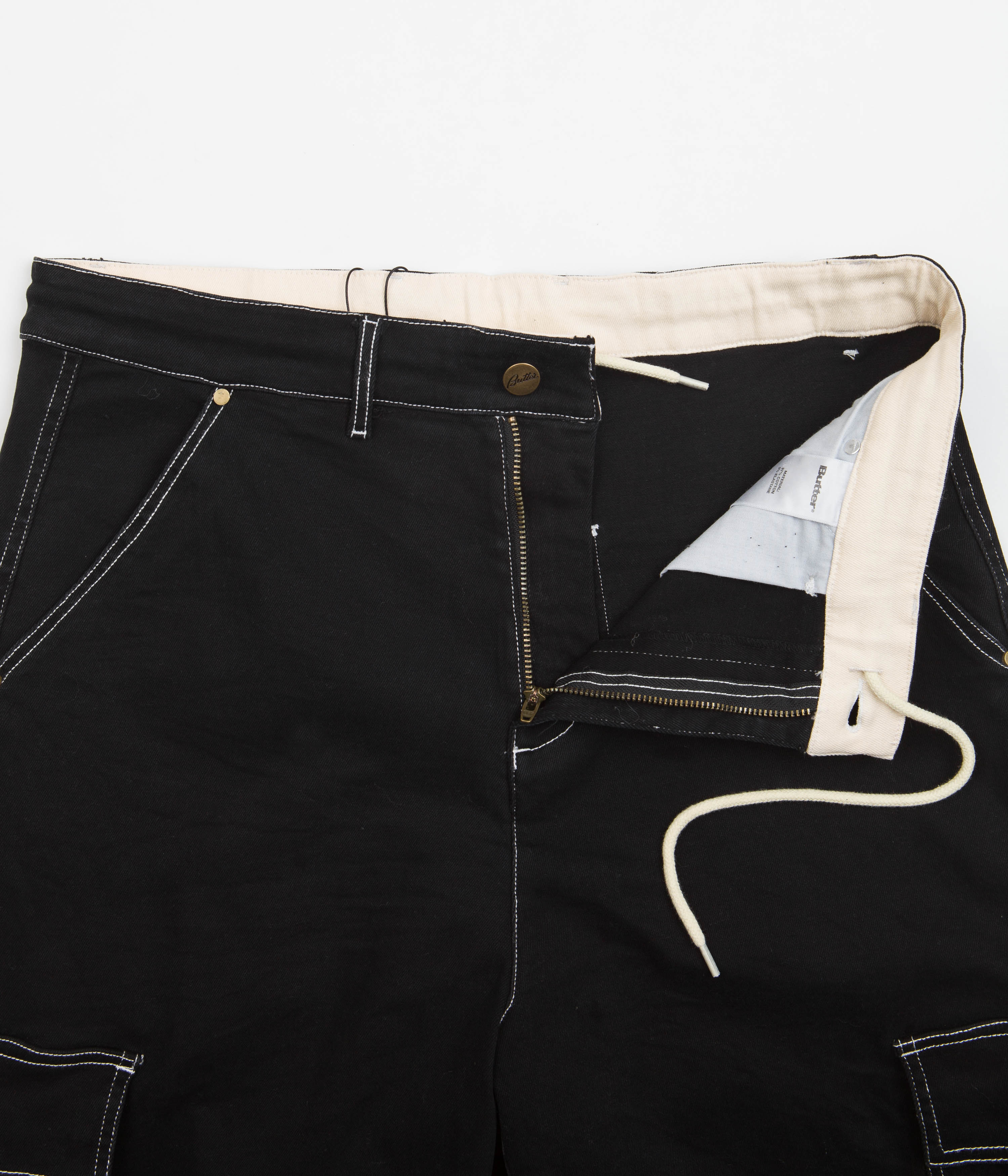 Butter Goods Black Baggy Cargo Shorts - An Urban Style Essential