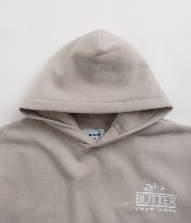 Butter Goods Cherub Hoodie - Cement: A Stylish Skate Essential