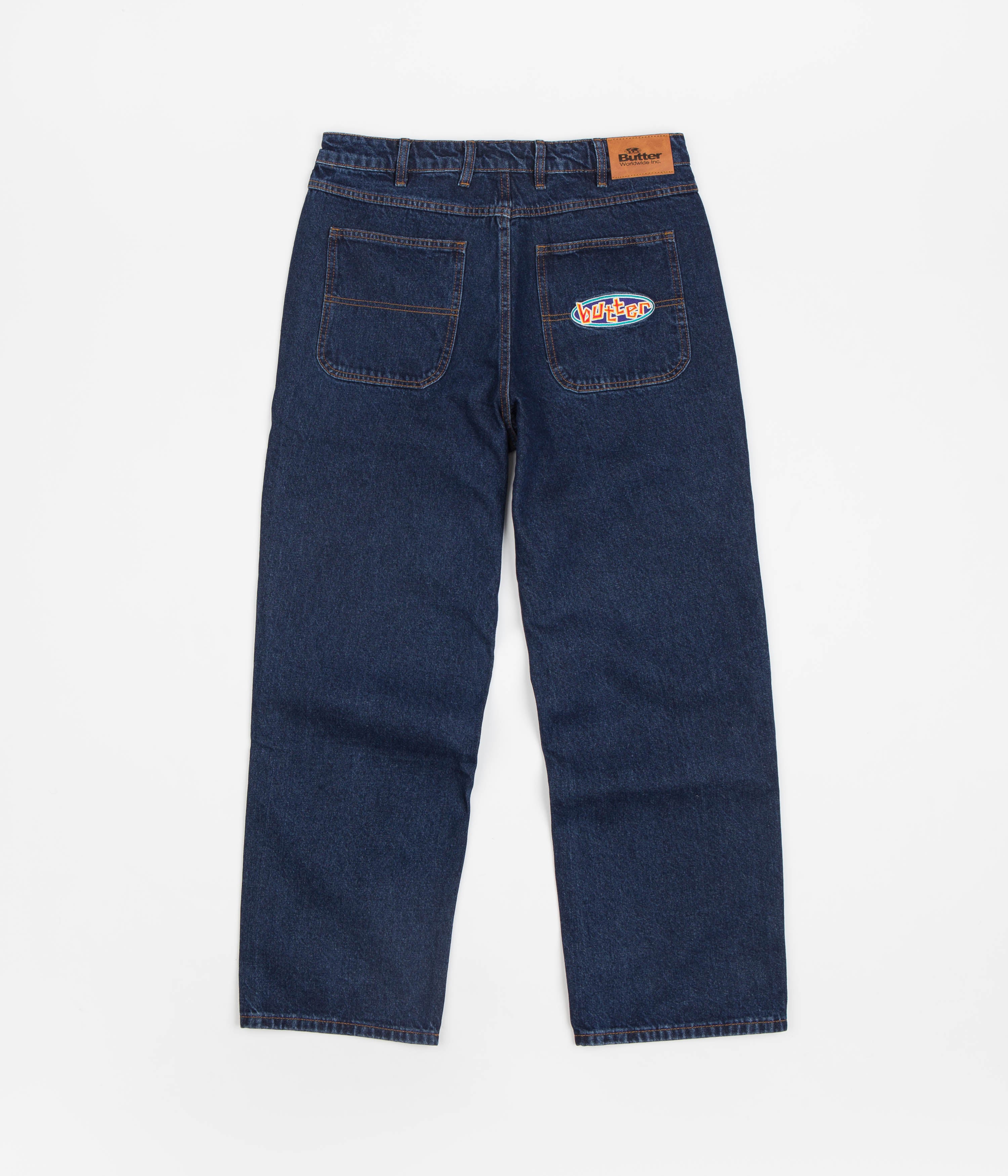 Butter Goods Dark Indigo Scattered Jeans - Must-Have for Skaters