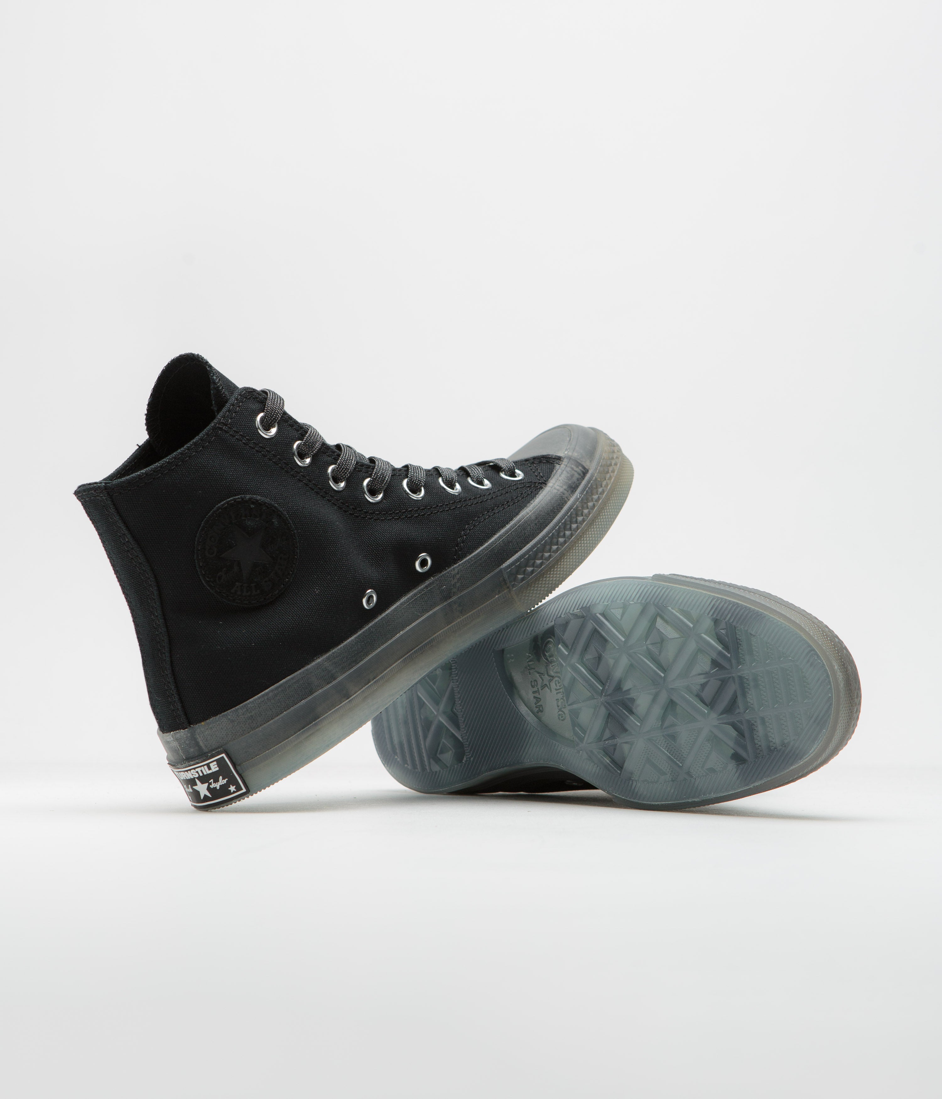 Converse x Turnstile Chuck 70 Hi Shoes - Stunning Black/Grey/White Blend