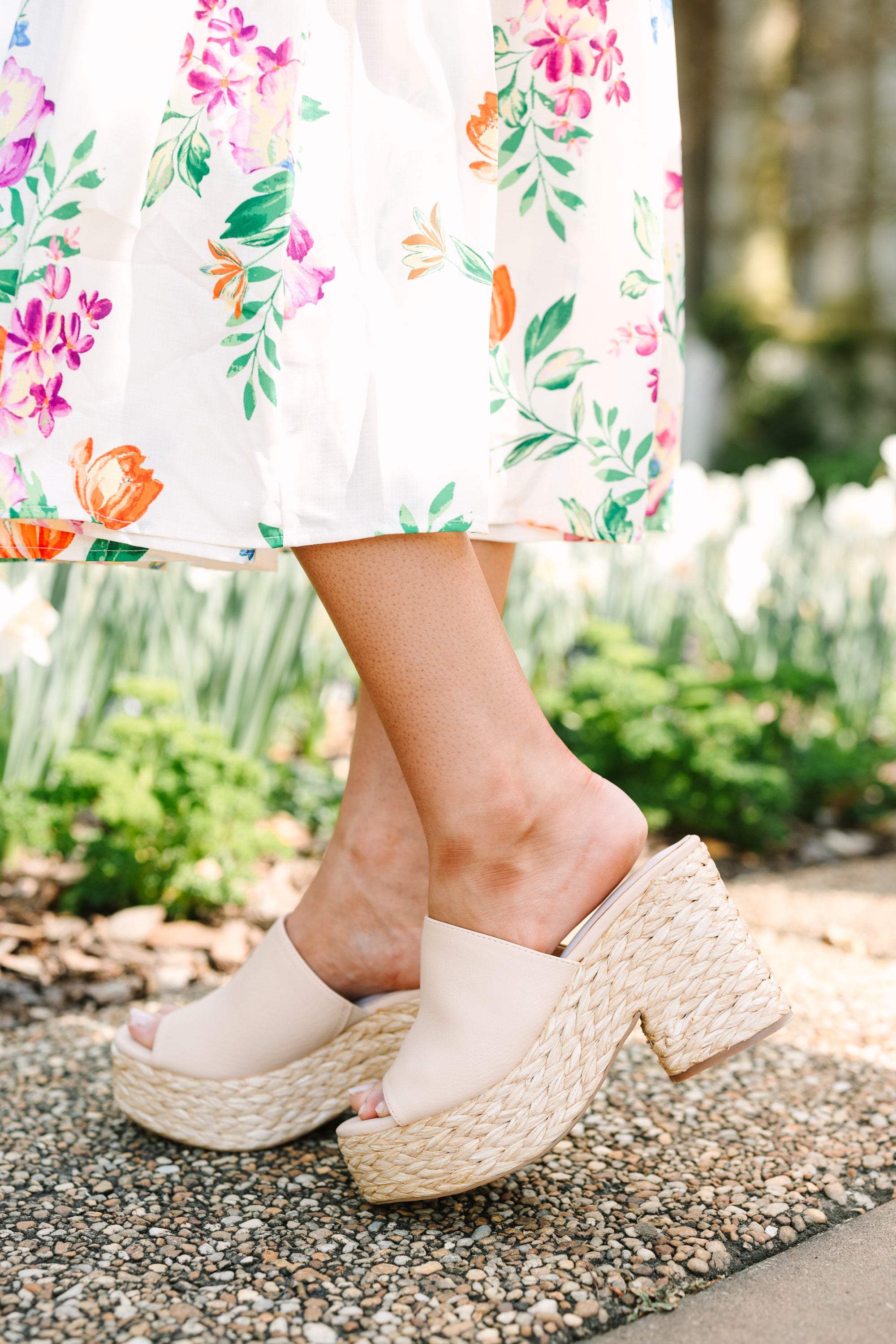 Discover Paradise: Natural Espadrille Heels
