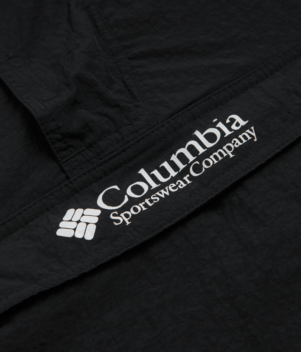 Columbia Challenger Black Windbreaker Anorak - Stylish & Protective