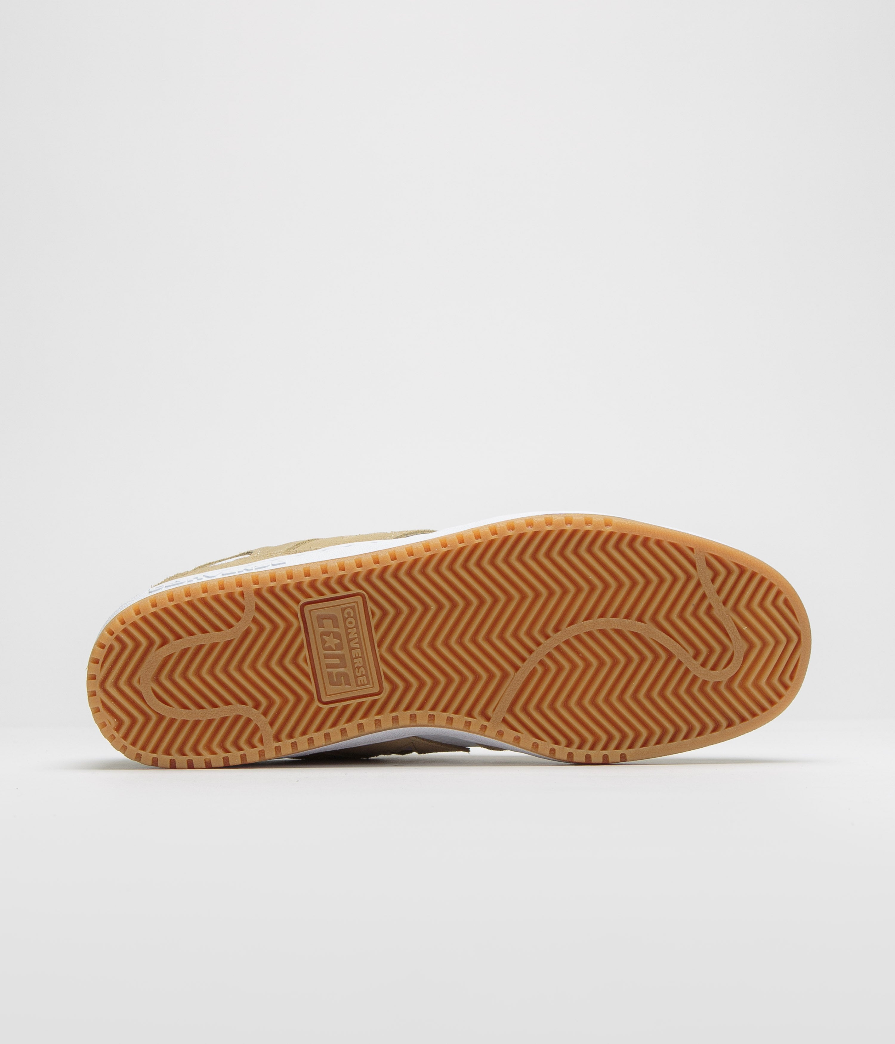 Converse Cons AS-1 Pro Suede Shoes - Stunning Nomad Khaki, White & Gum Combo