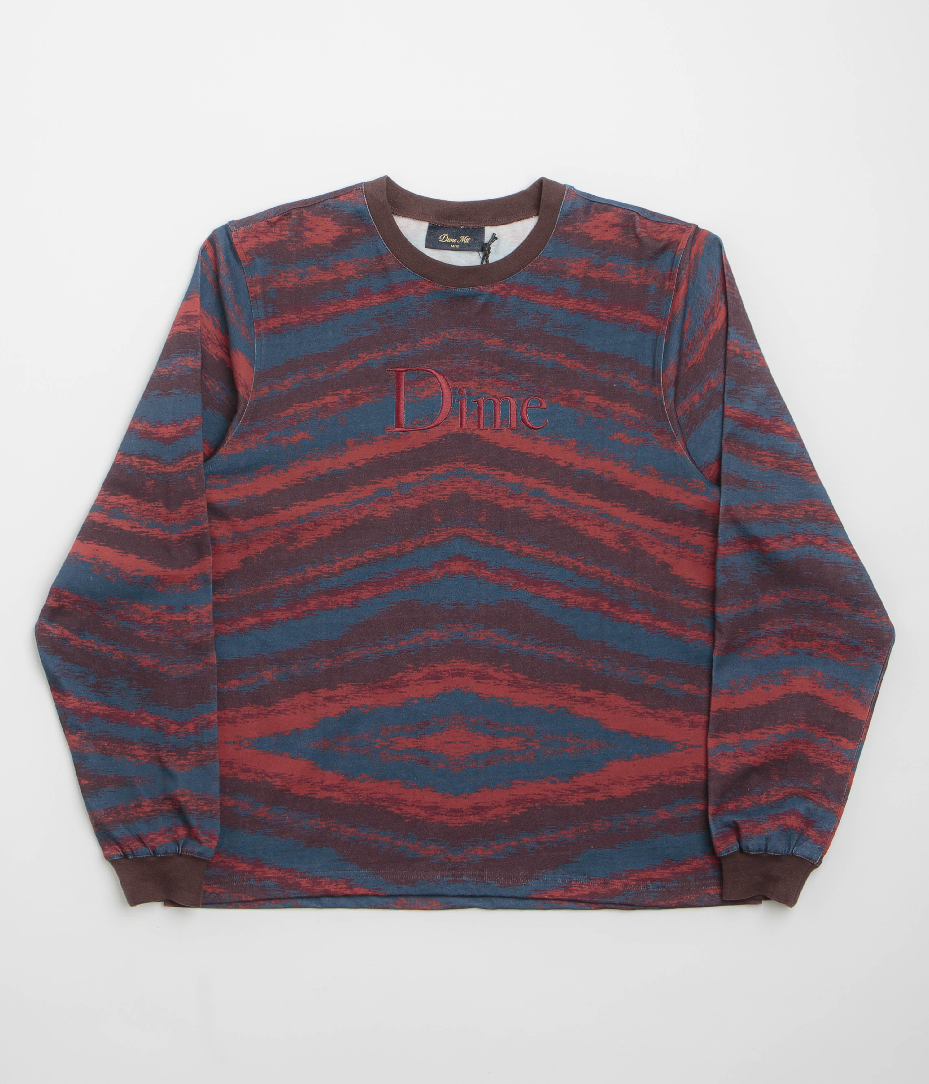 Stunning Dime Brushstroke Shirt in Bordeaux - A Must-Have!