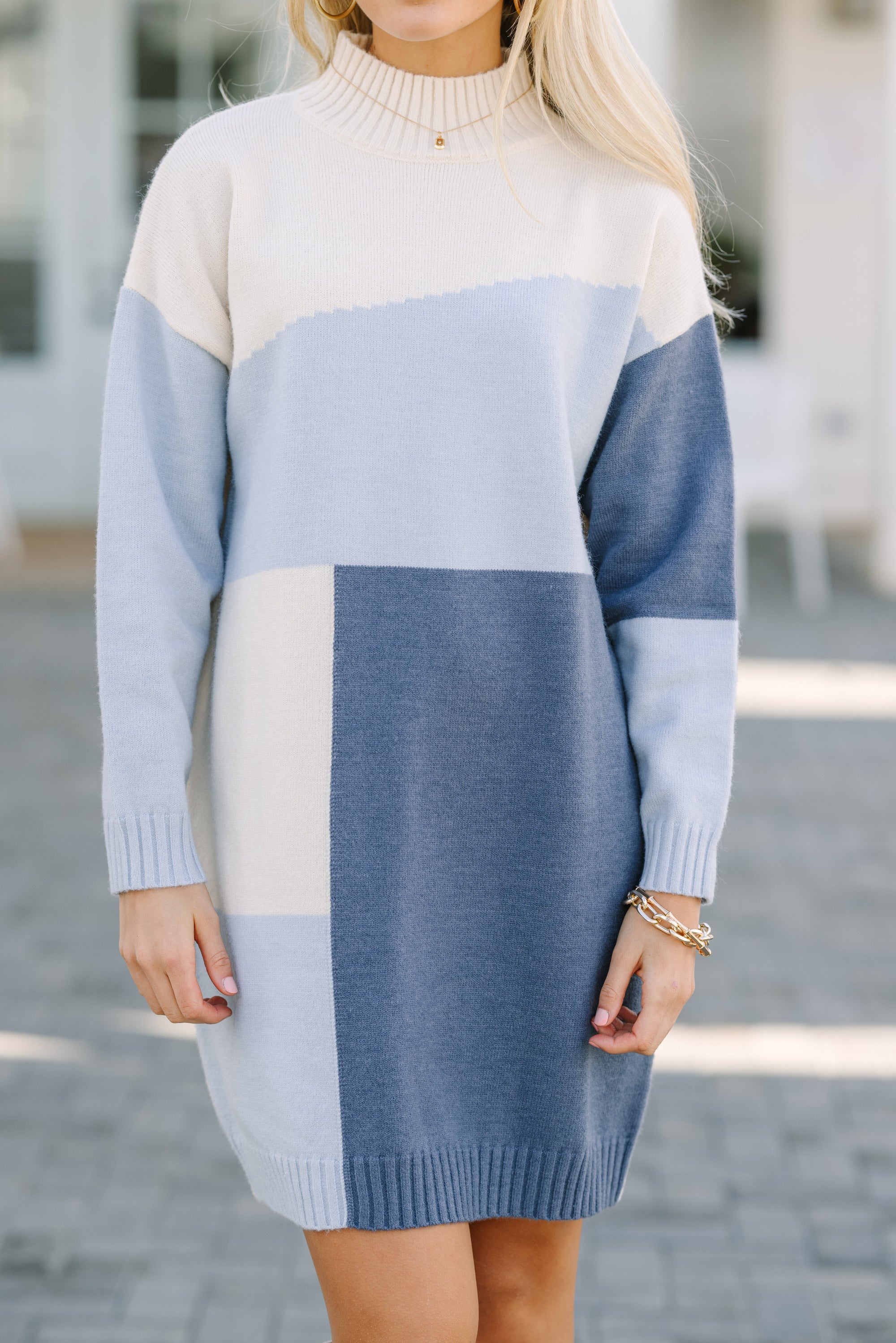 Gorgeous Colorblock Tunic Sweater - A Must-Have!