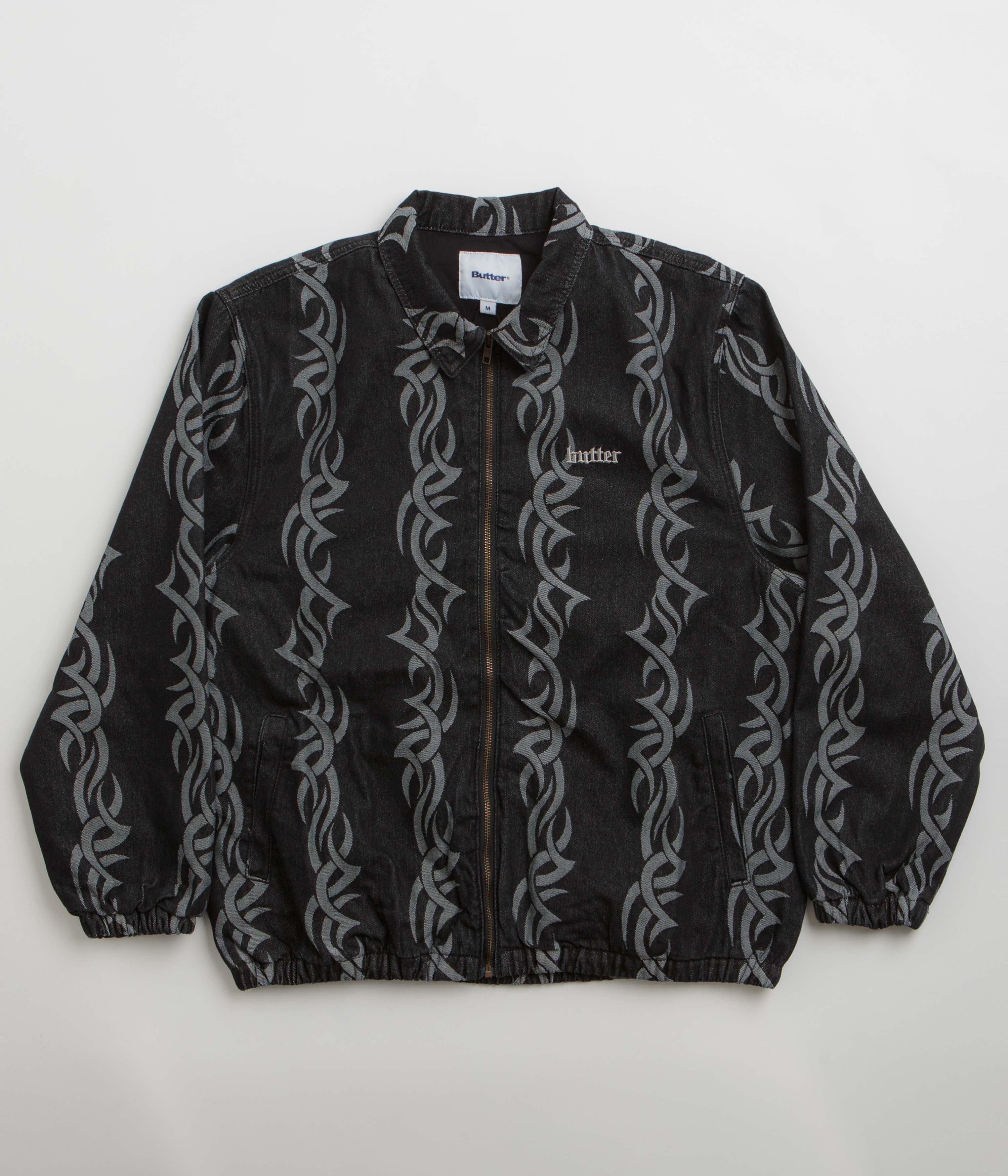 Butter Goods Tribal Black Denim Jacket - A Stylish Must-Have