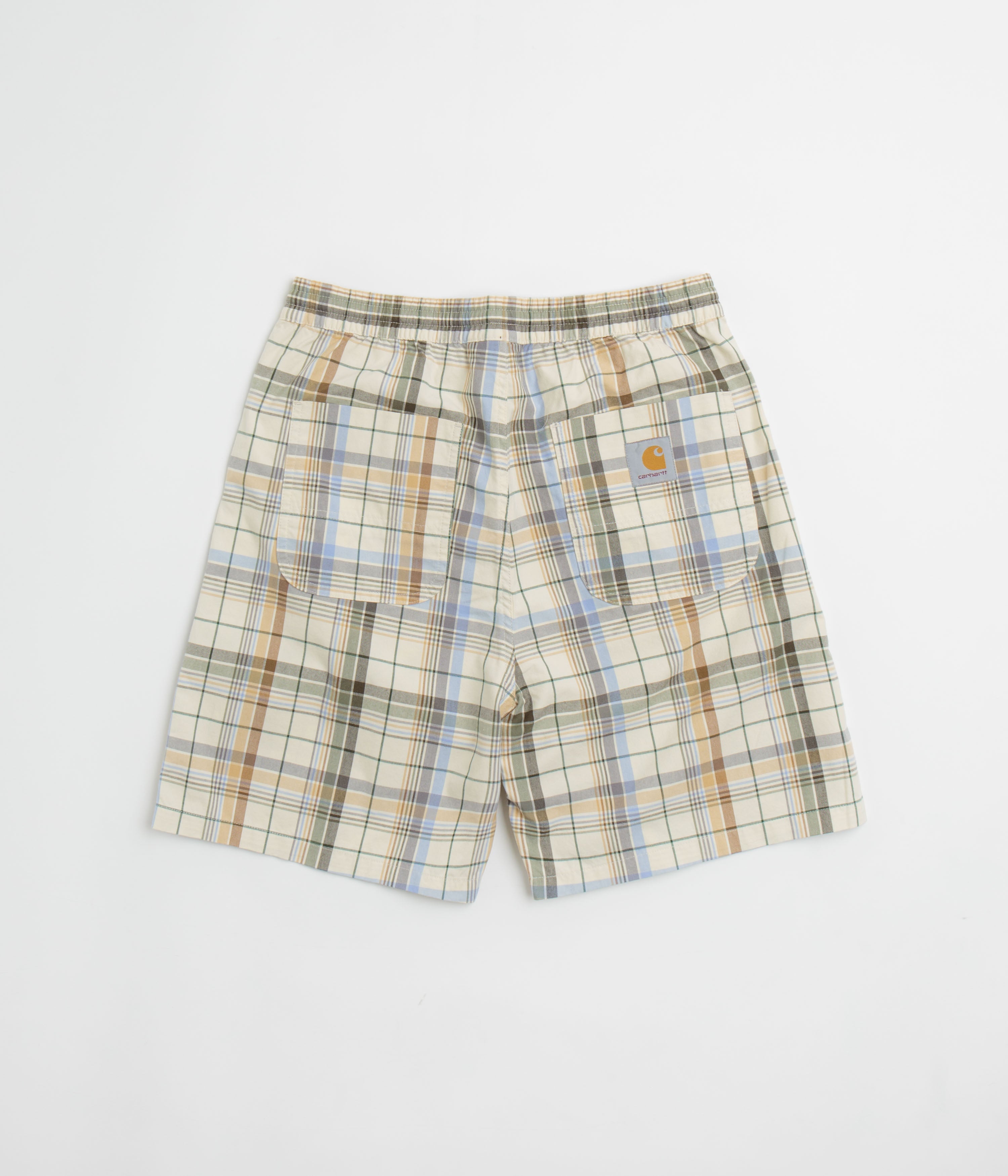 Carhartt Vilay Shorts - Stylish Vilay Check & Natural