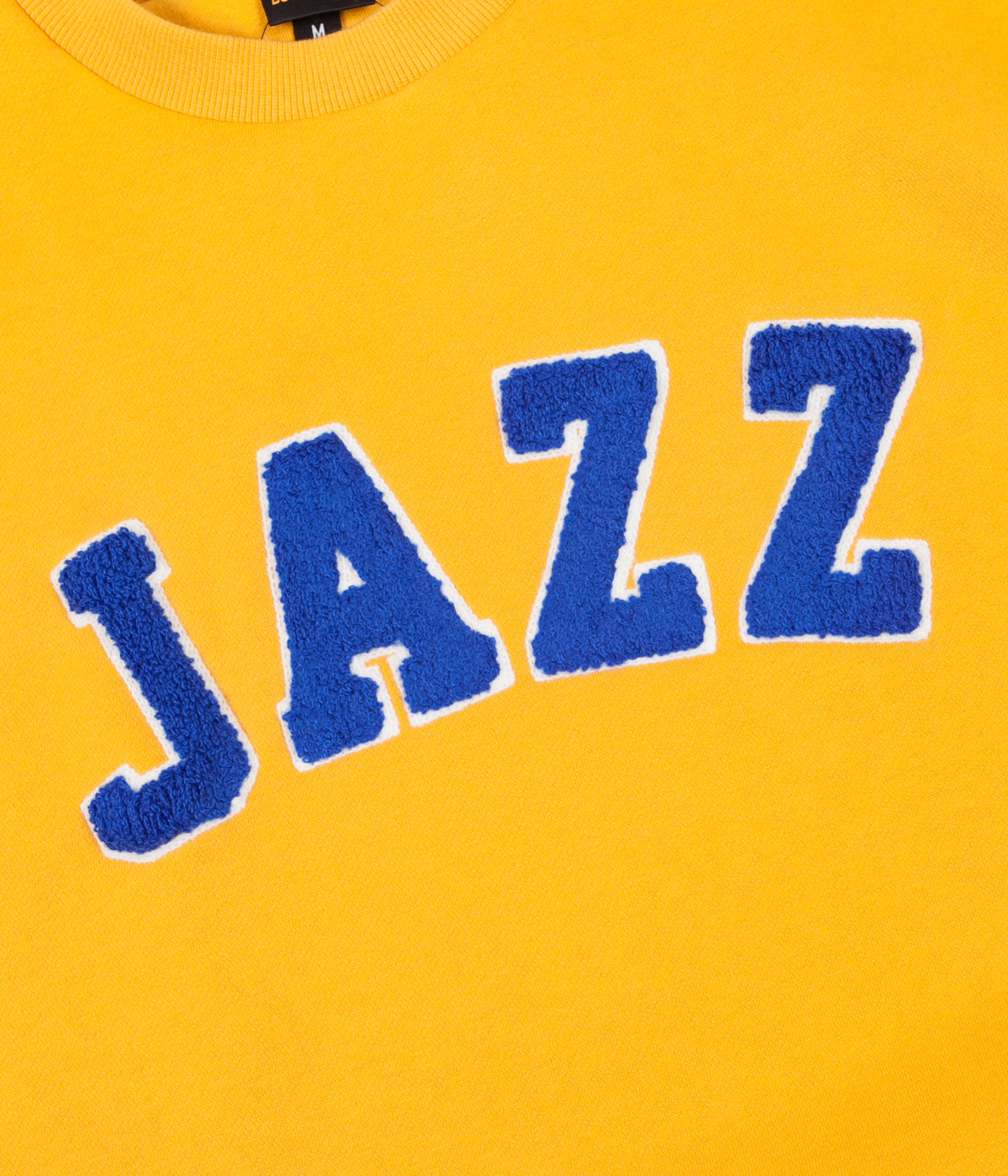 Butter Goods Stunning Yellow Jazz Applique Crewneck Sweatshirt
