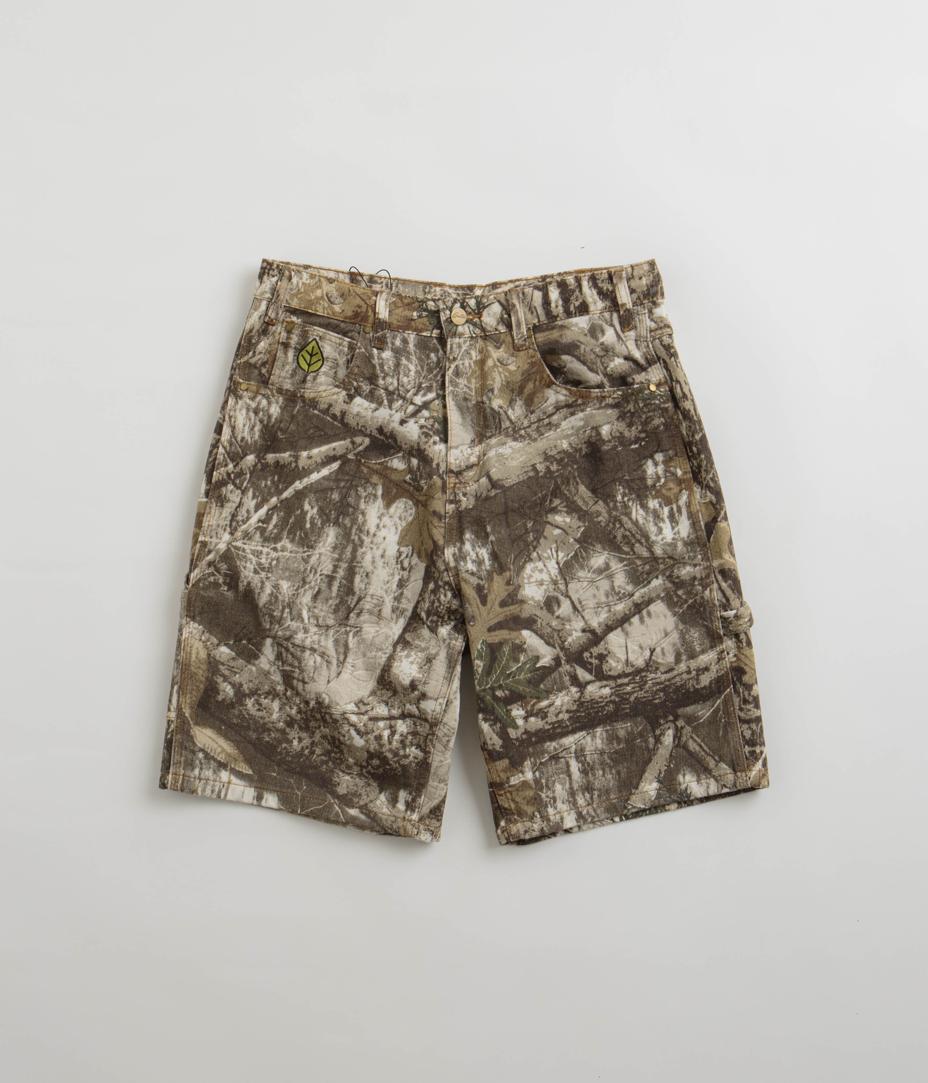 Butter Goods Forest Camo Heavyweight Denim Shorts - A Must-Have!