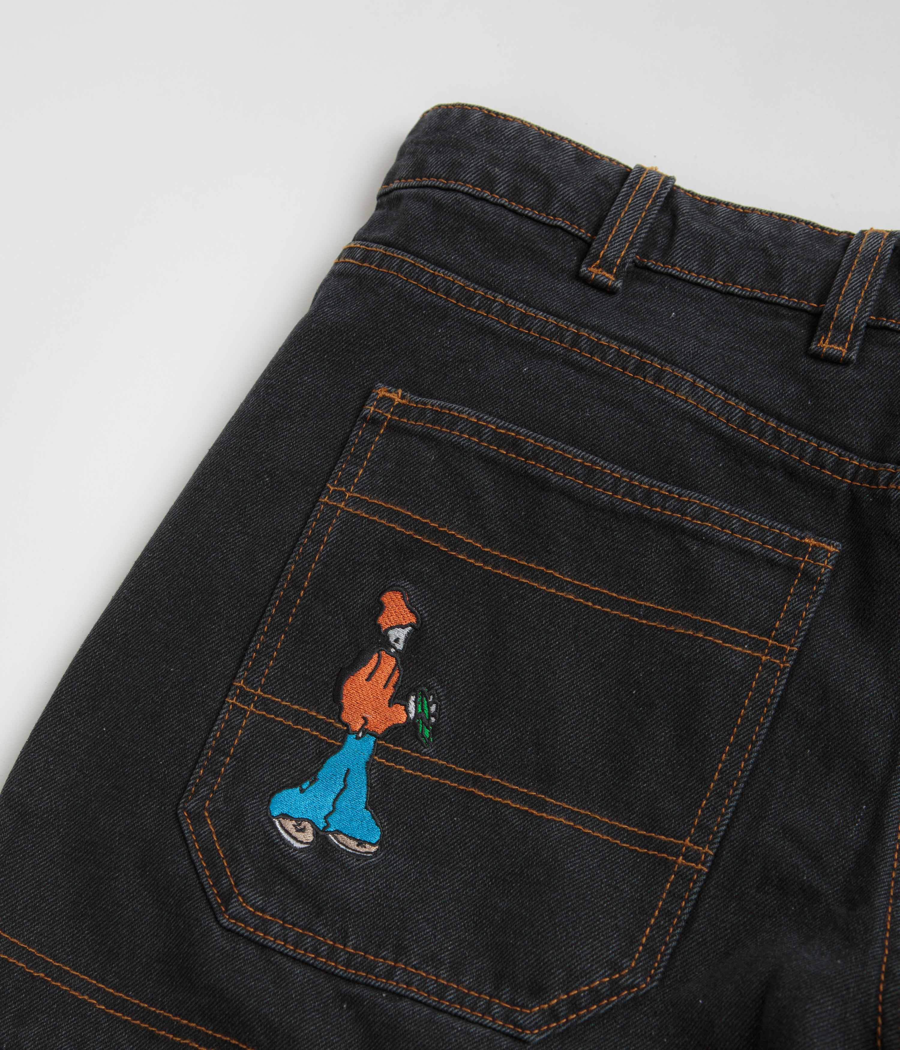 Cash Only Aleka Cargo Jeans - Stunning Faded Black