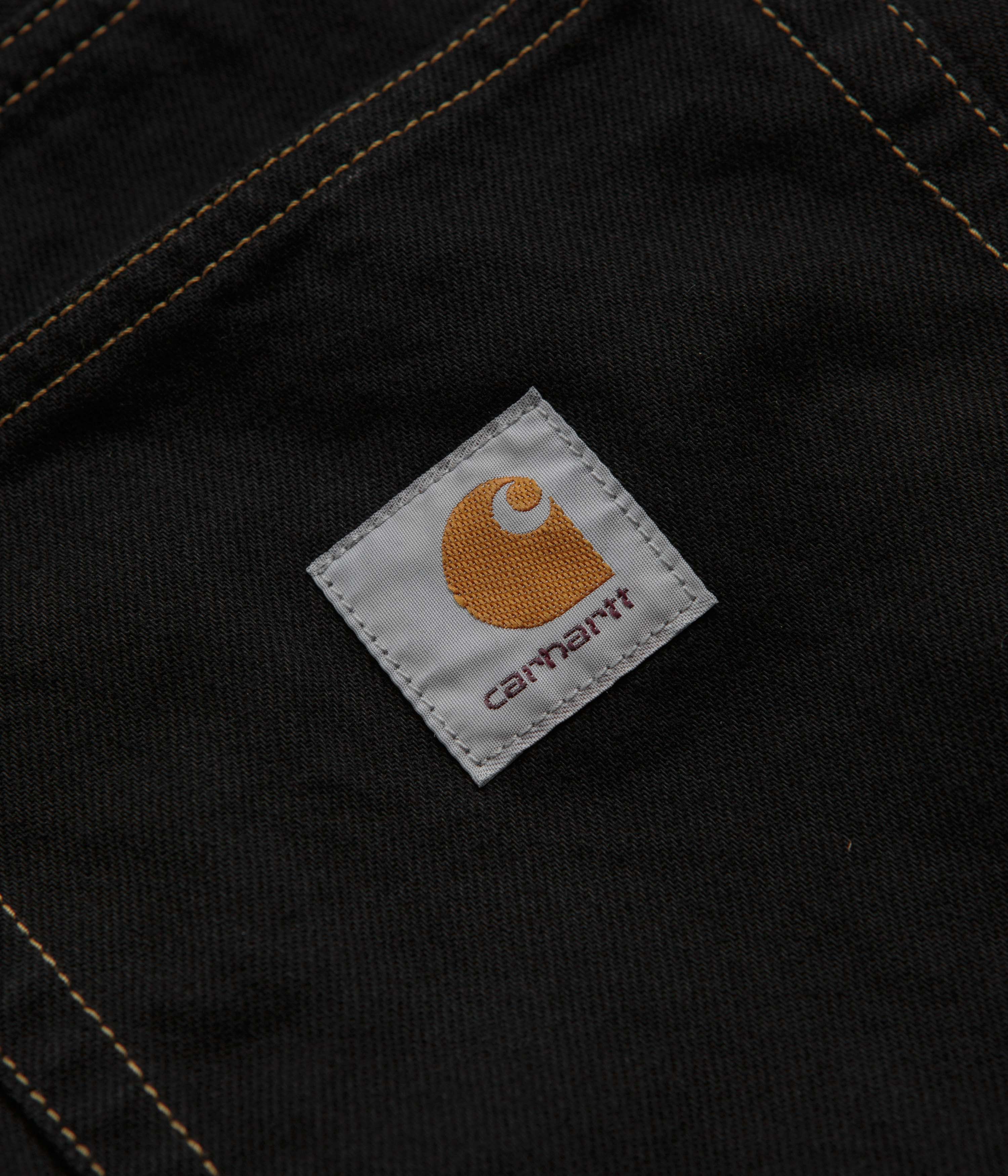 Carhartt Brandon Denim Pants - Stylish Black Rinsed