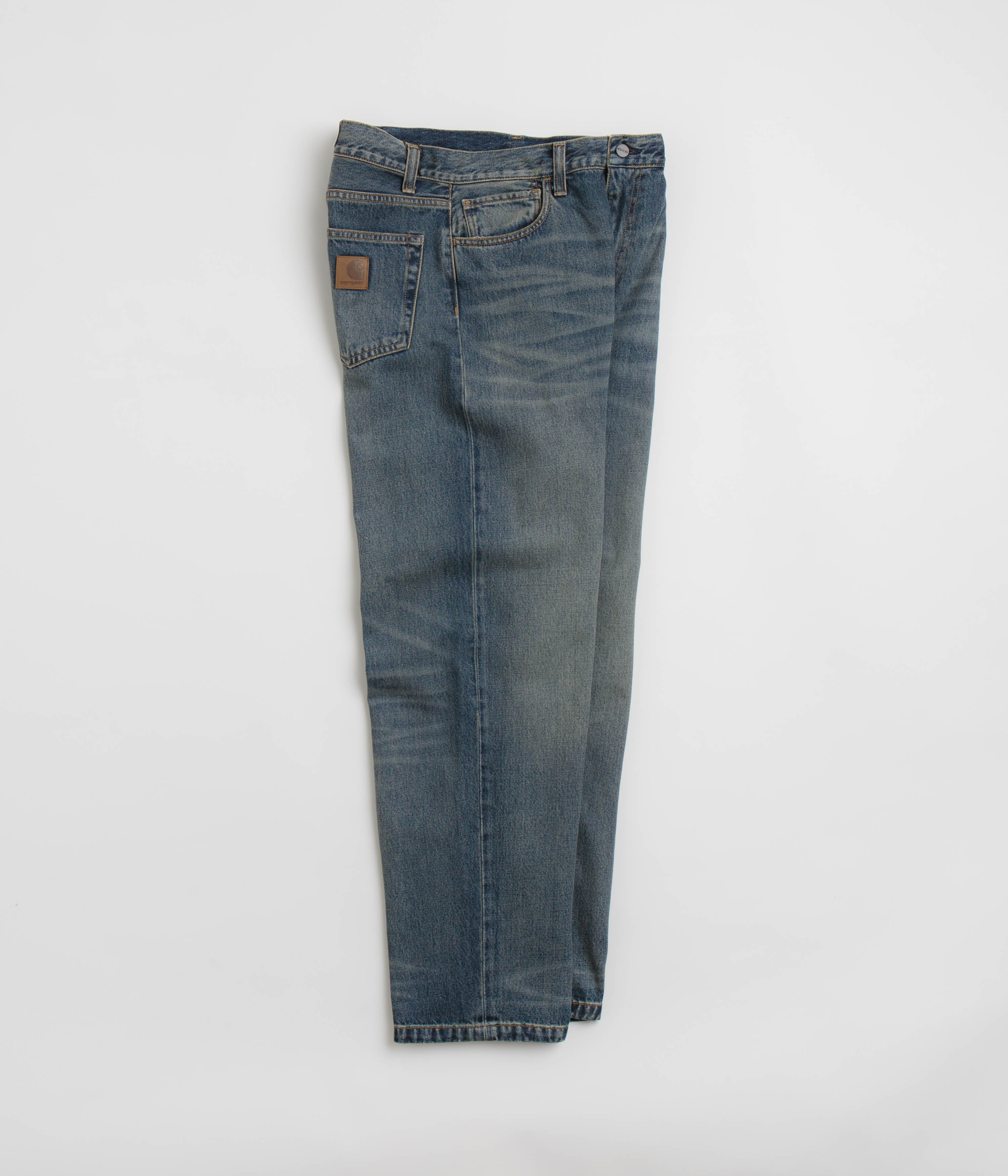 Carhartt Landon Blue Worn Wash Pants - Style with Durability!