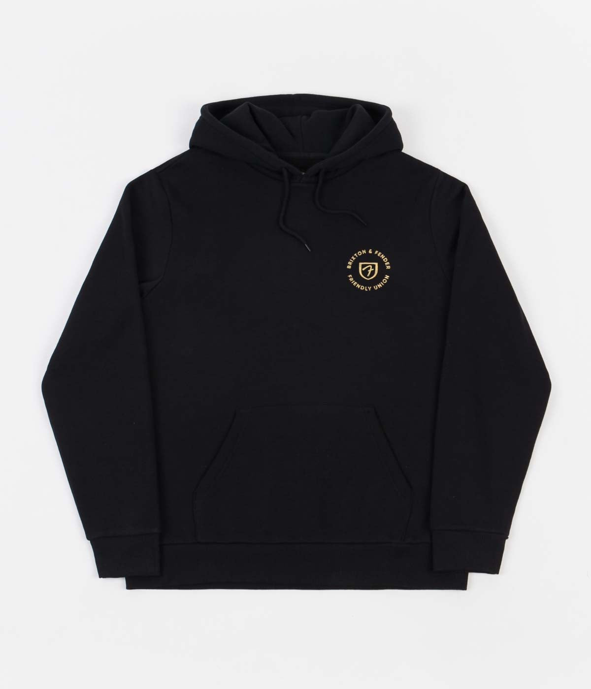 Brixton Fender Electric Black Hoodie - The Ultimate Seasonal Essential