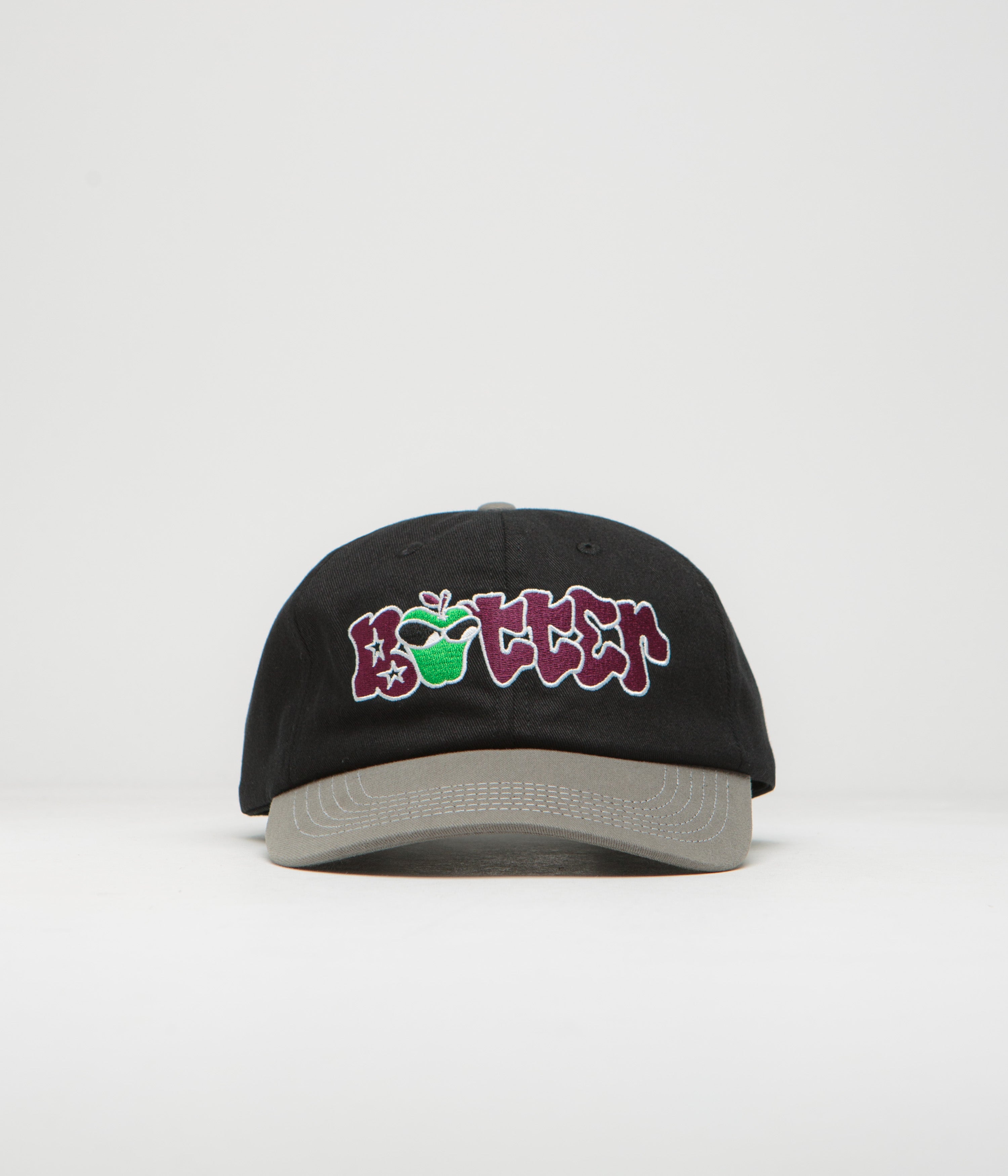 Butter Goods Big Apple Cap - Stunning Black/Grey Blend