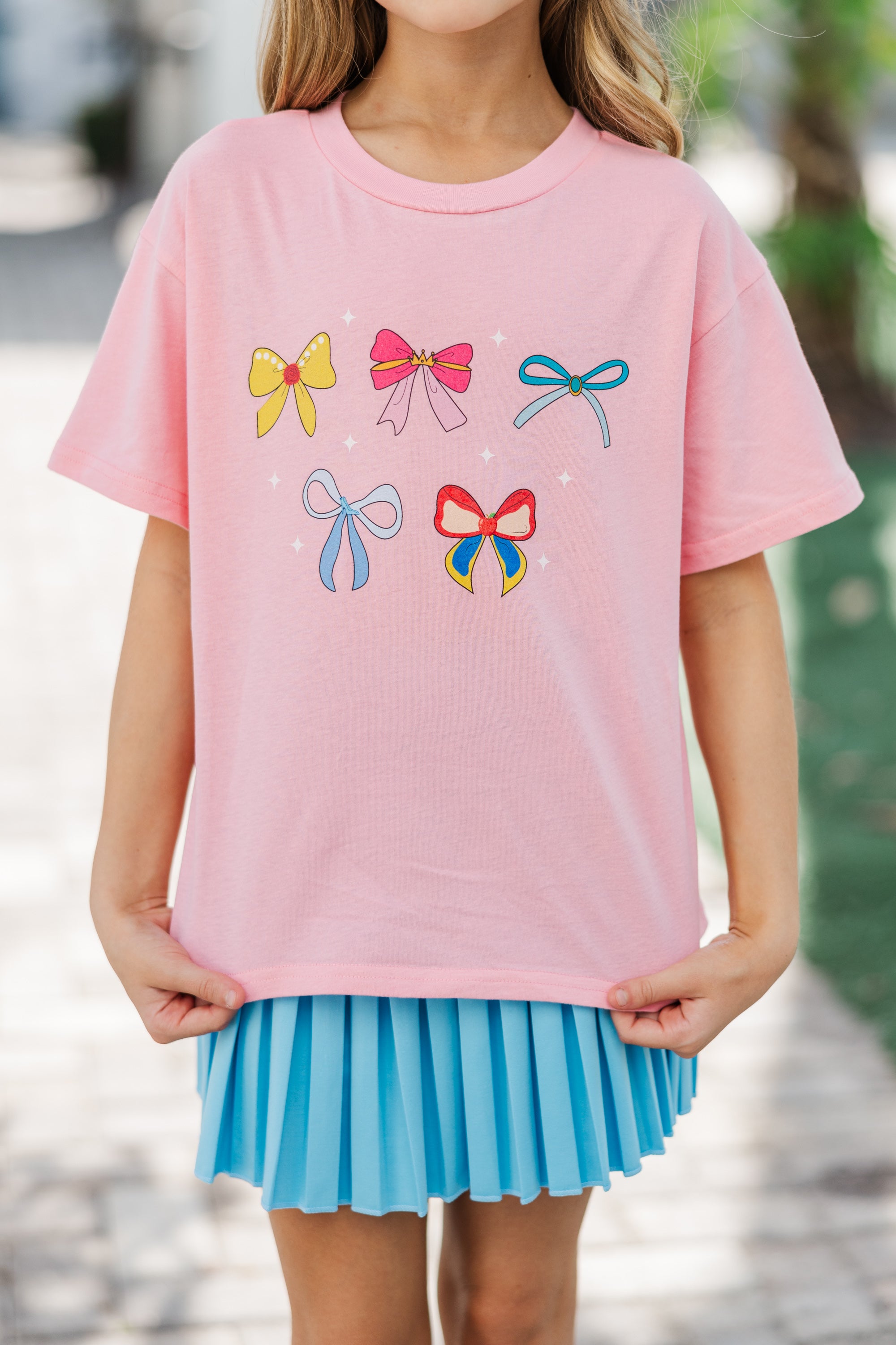 Girls' Princess Era Blush Graphic Tee - A Fairy - Tale Fashion Delight!