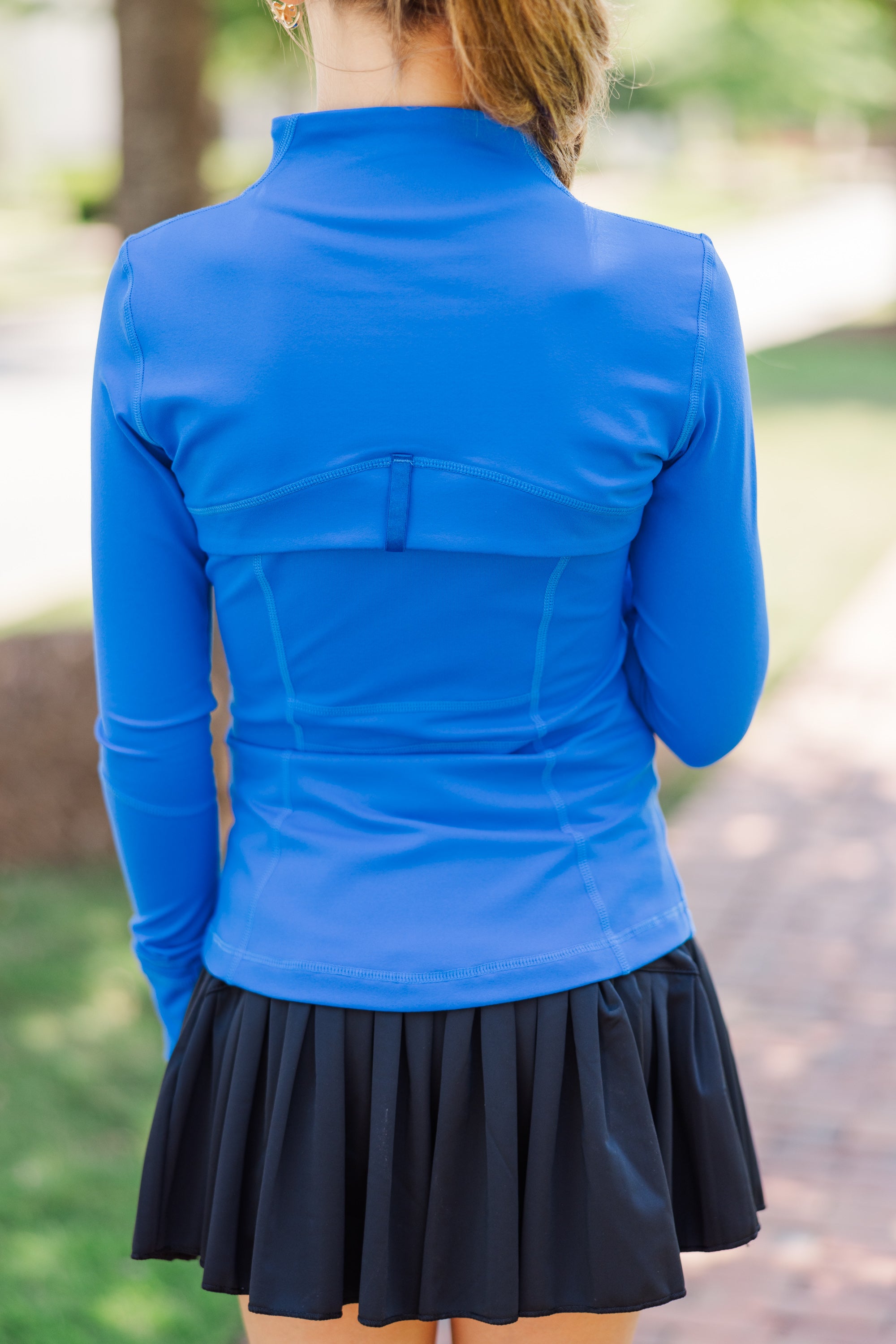 Girls' Royal Blue On - Your - Terms Athletic Jacket: Be Trendy Now!