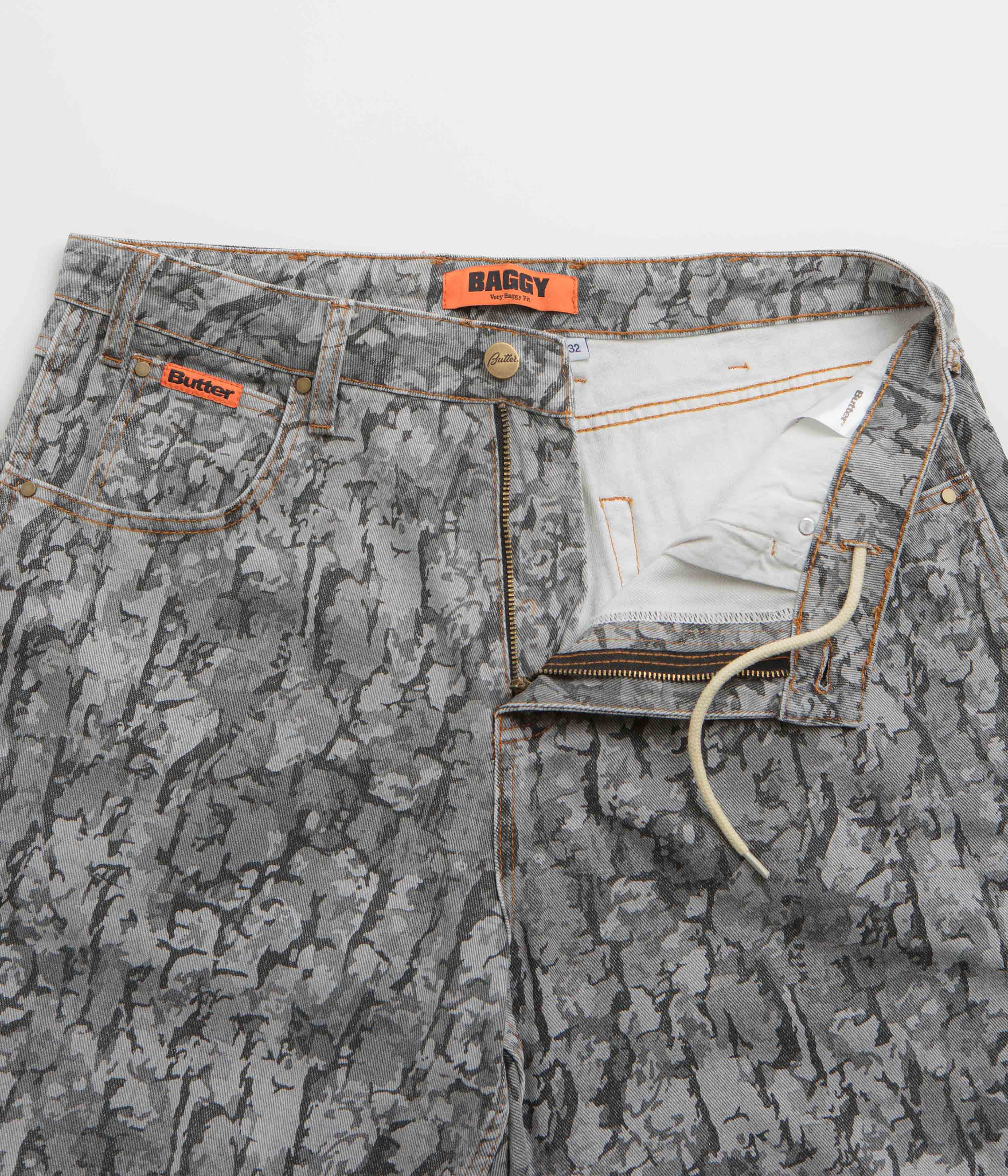 Butter Goods Black Bark Camo Jeans - Stylish & Comfortable