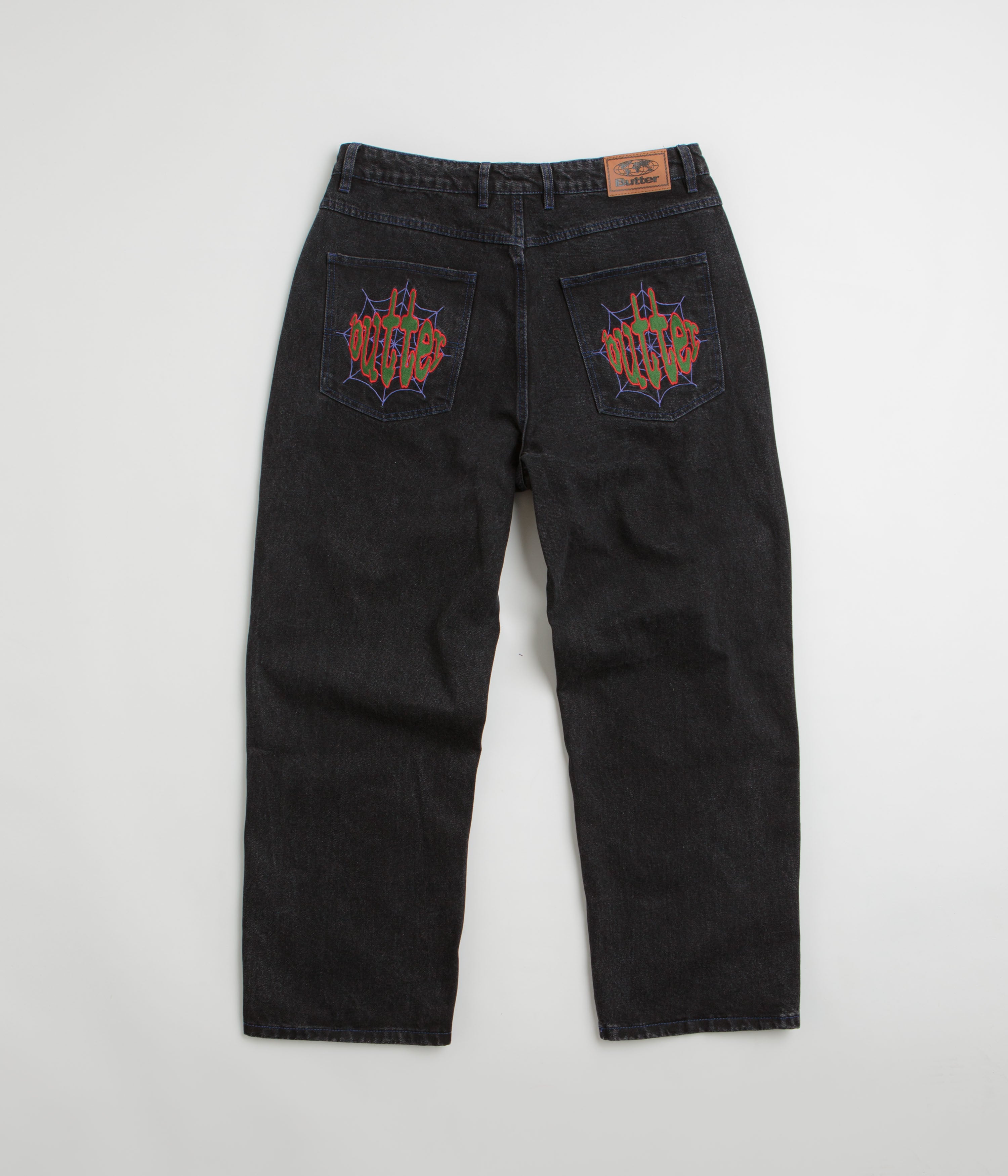 Butter Goods Spider Jeans - Stunning Washed Black