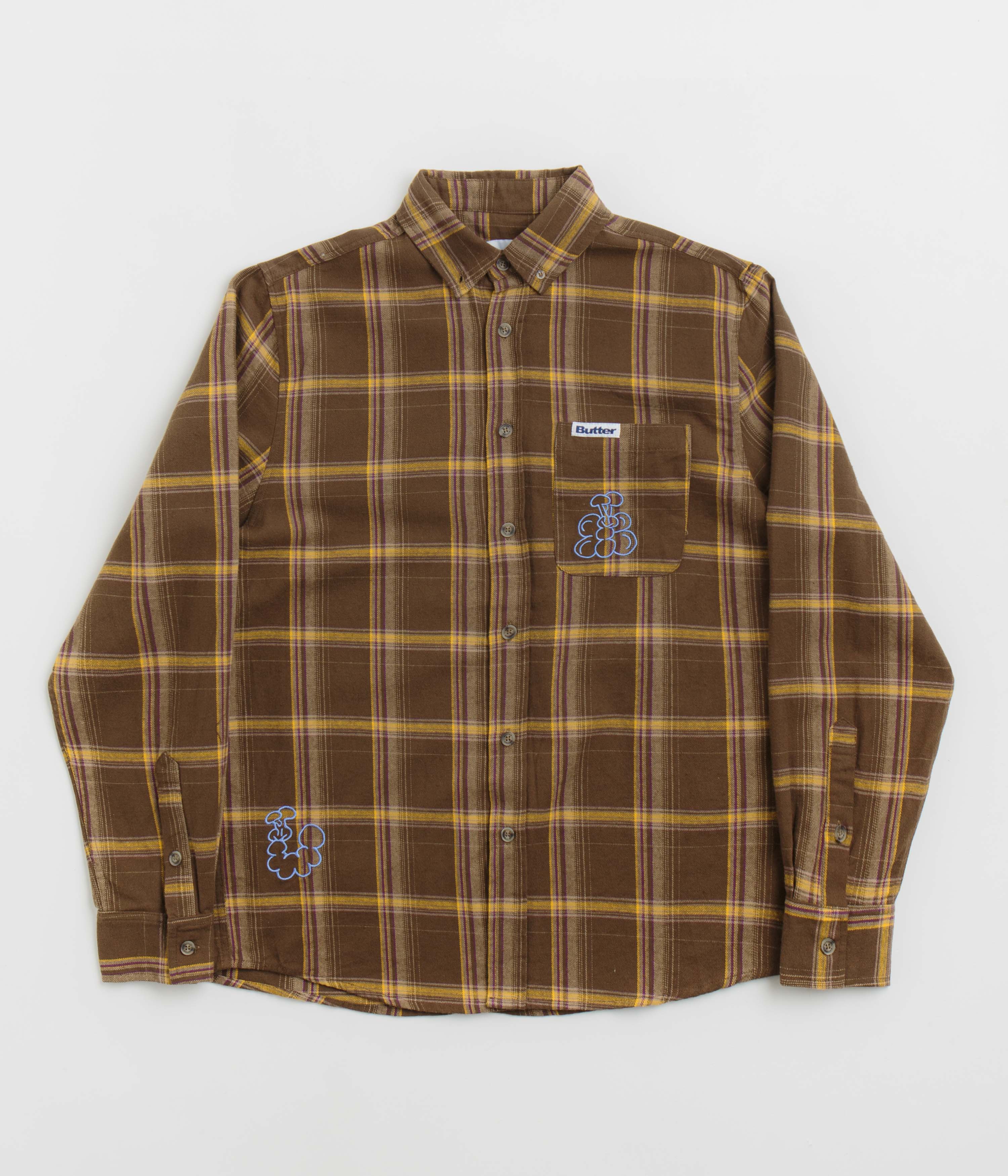 Butter Goods Bugs Flannel Shirt - Chestnut: A Fashion Statement
