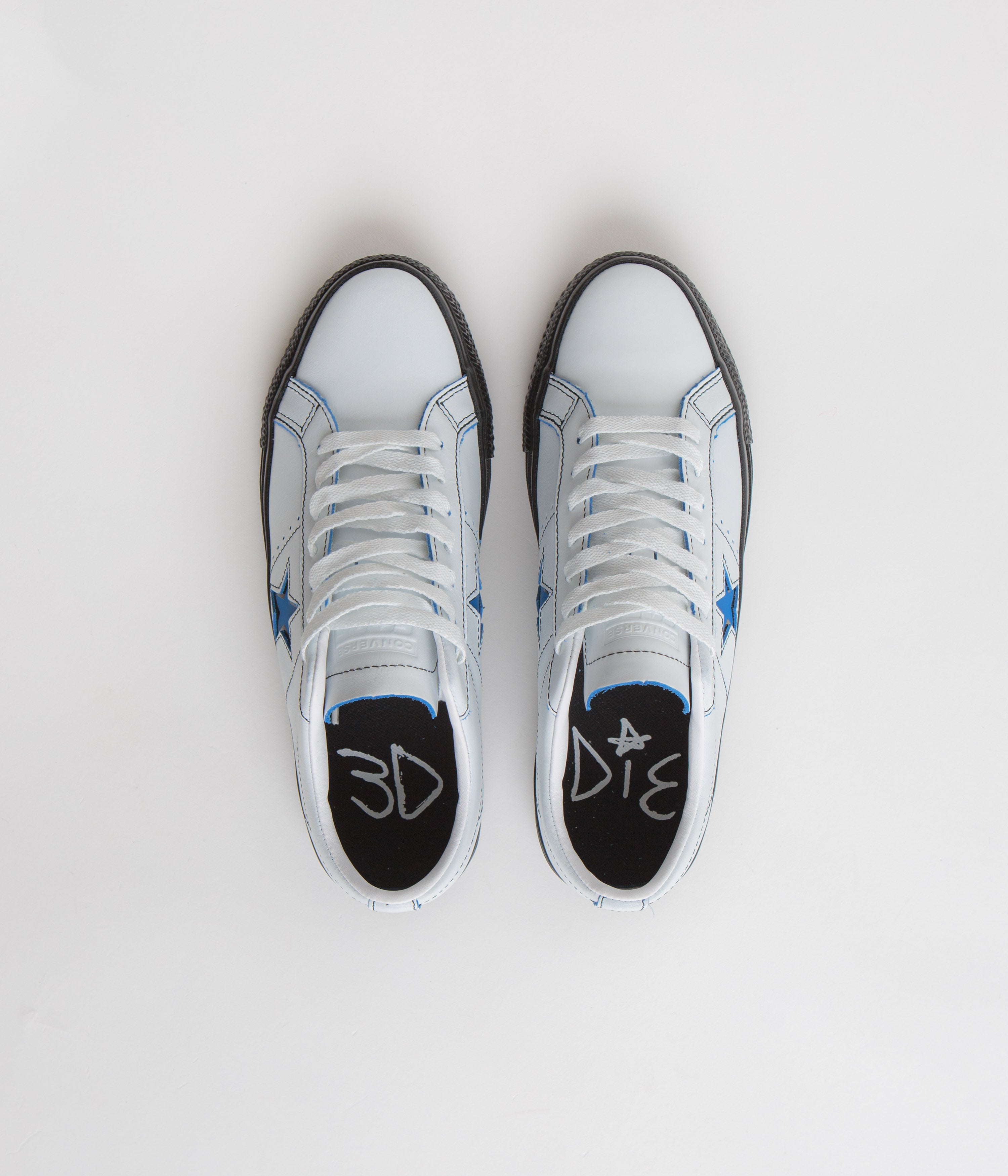Converse One Star Pro Ox Eddie Cernicky Skate Shoes - White, Black & Kinetic Blue