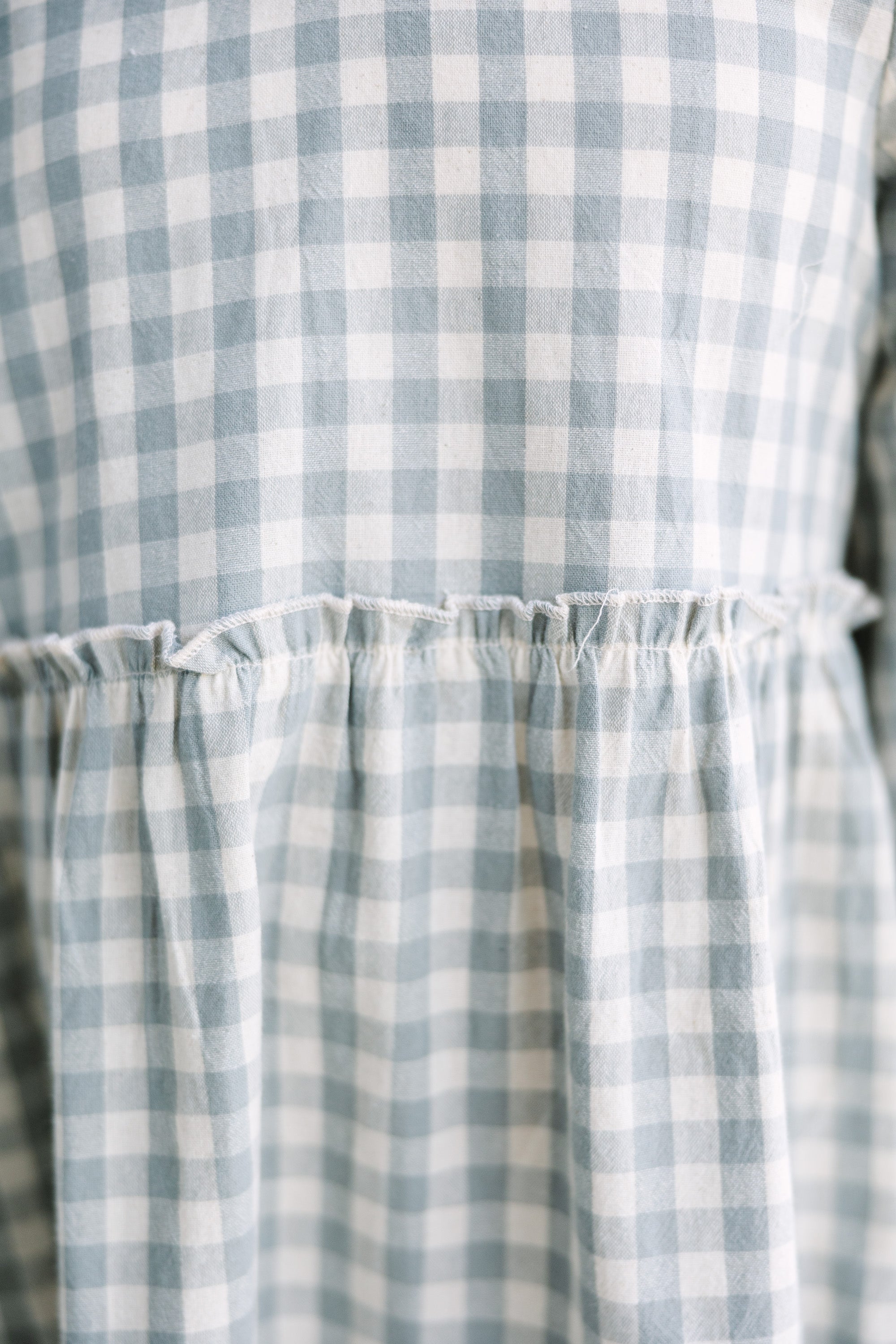 Gorgeous Girls' Gray Gingham Dress for Every Day