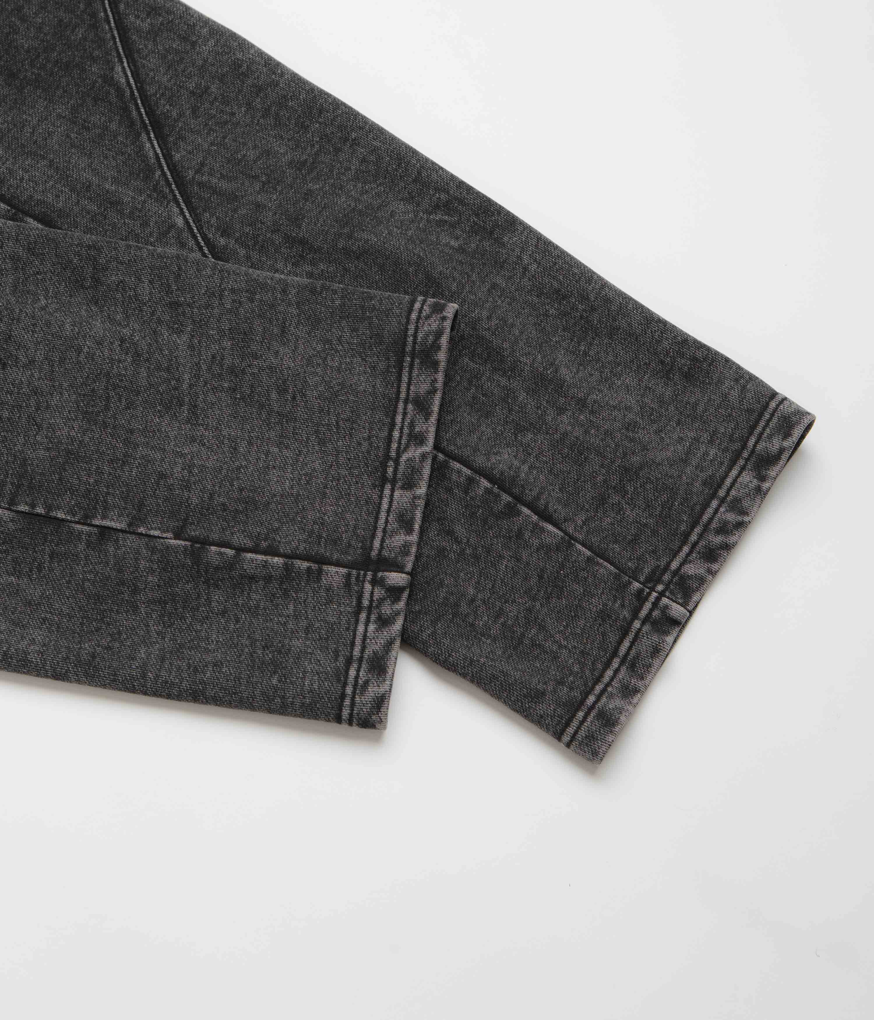 Dime Cyclone French Terry Pants - Stunning Black Snow Washed