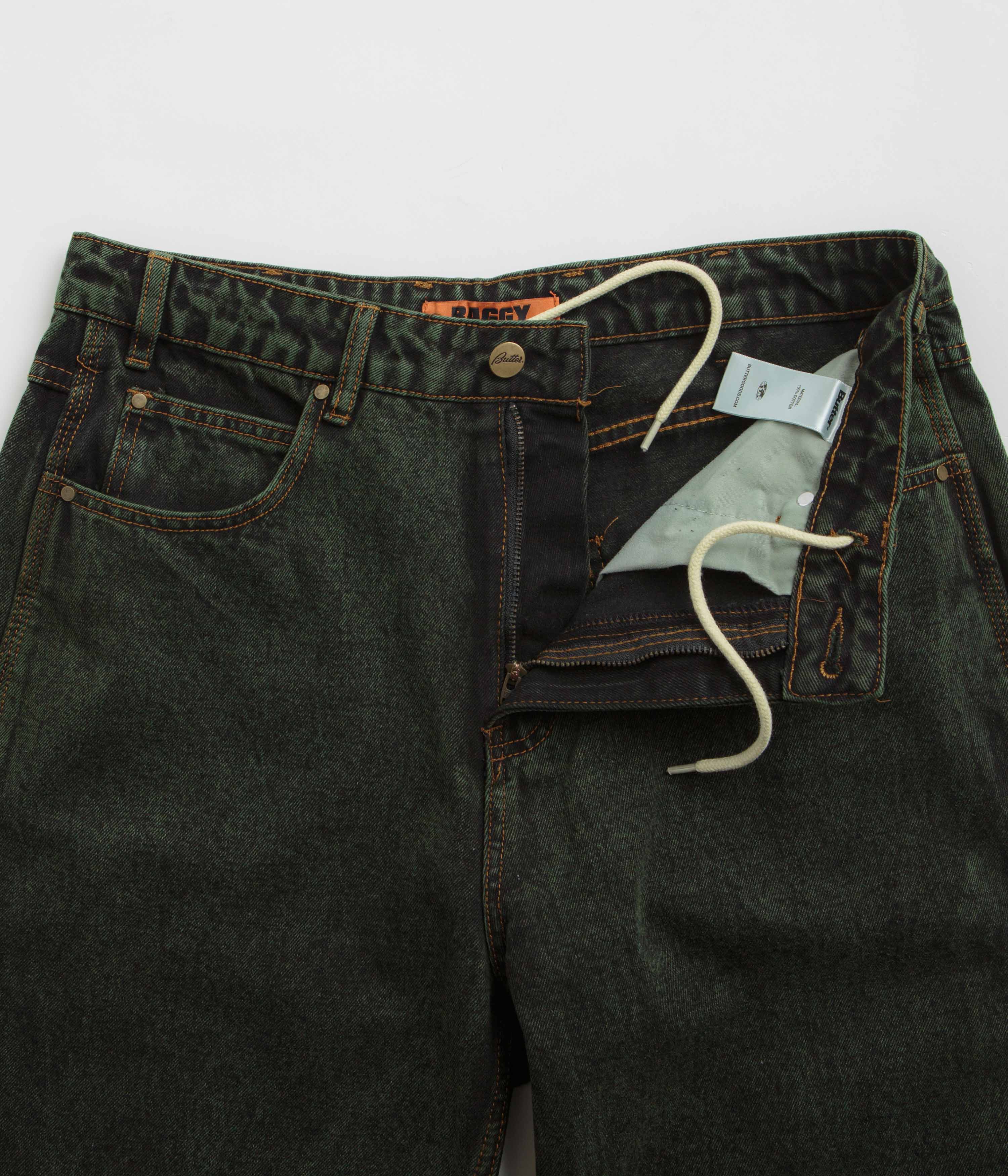 Butter Goods Washed Ivy Lock Baggy Jeans - Trendy and Comfortable