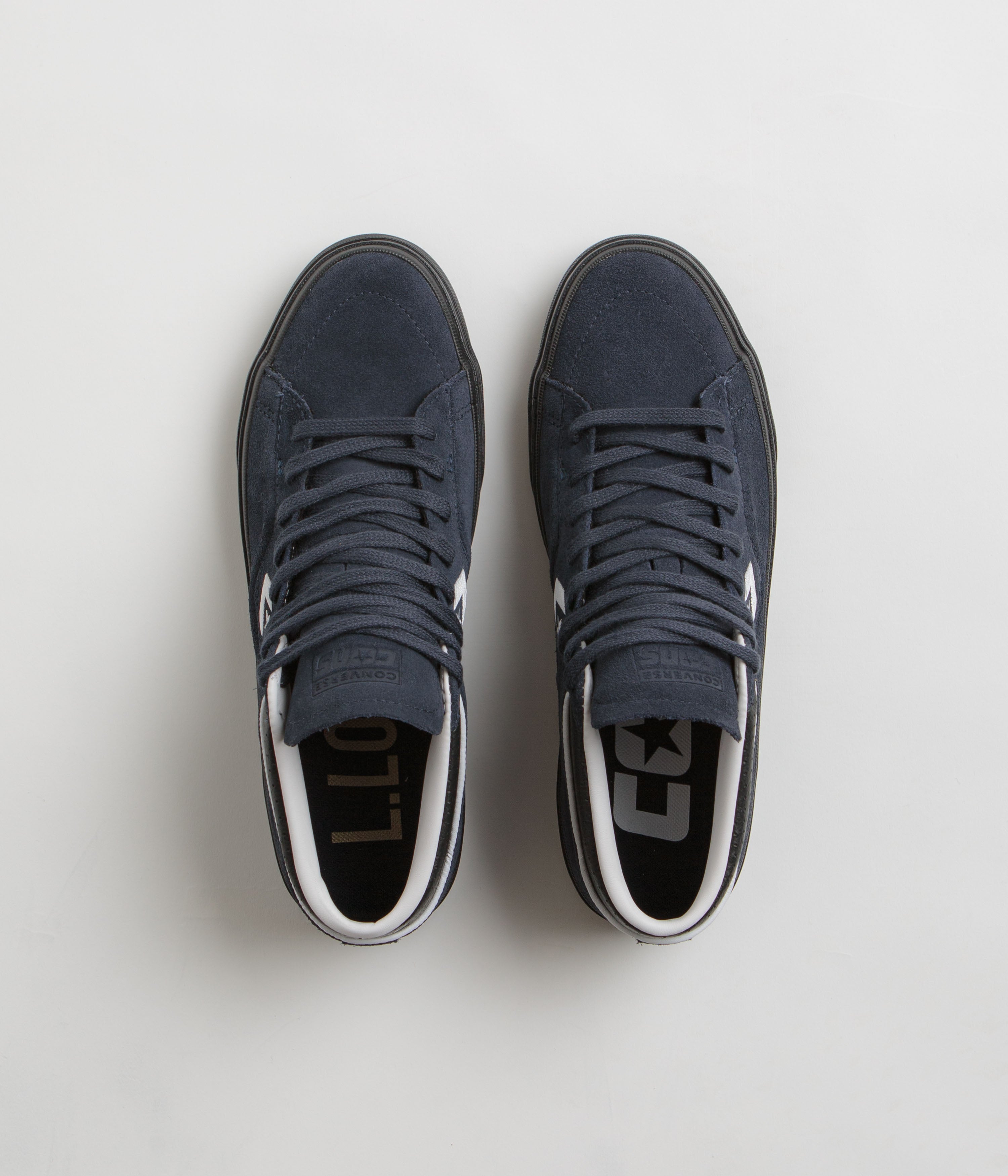 Converse Cons Louie Lopez Pro Mid Shoes - Stunning Void, Black & White Blend