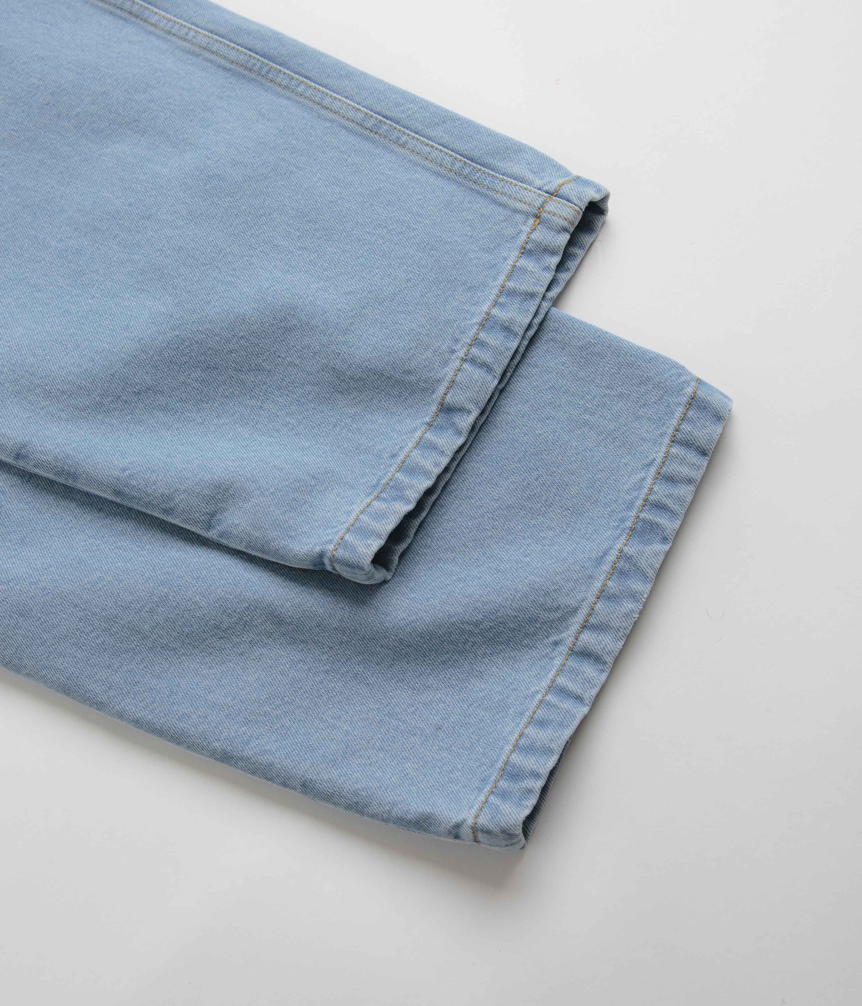 Carhartt Brandon Blue Heavy Stone Bleach Denim Pants - Unleash Your Style!