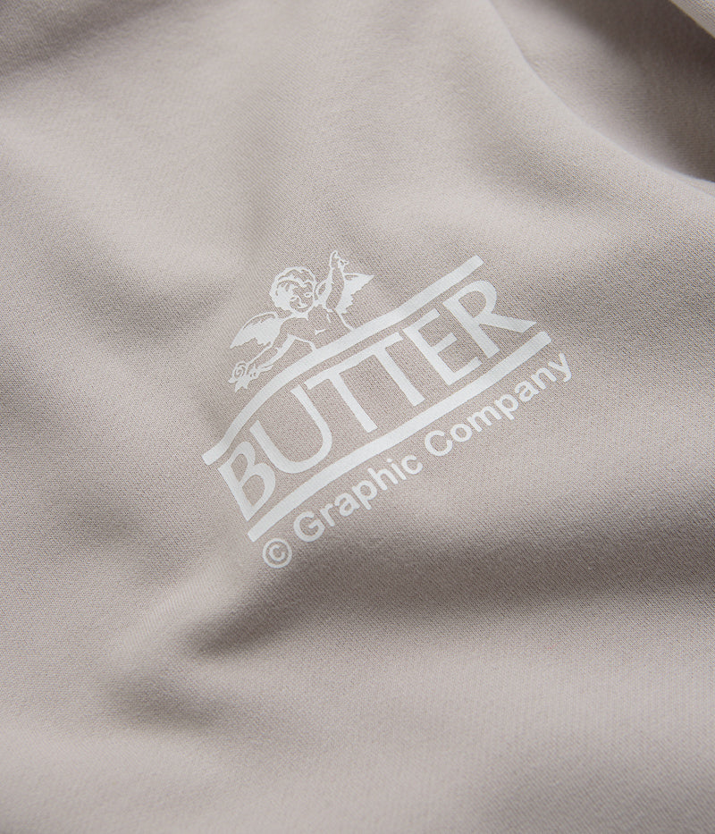 Butter Goods Cherub Hoodie - Cement: A Stylish Skate Essential